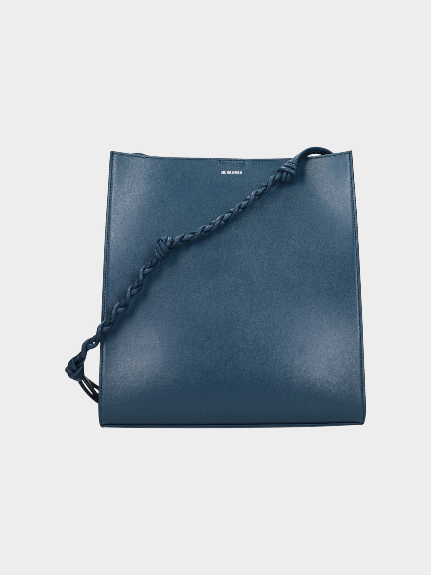 Jil Sander Blue Leather Shoulder Bag