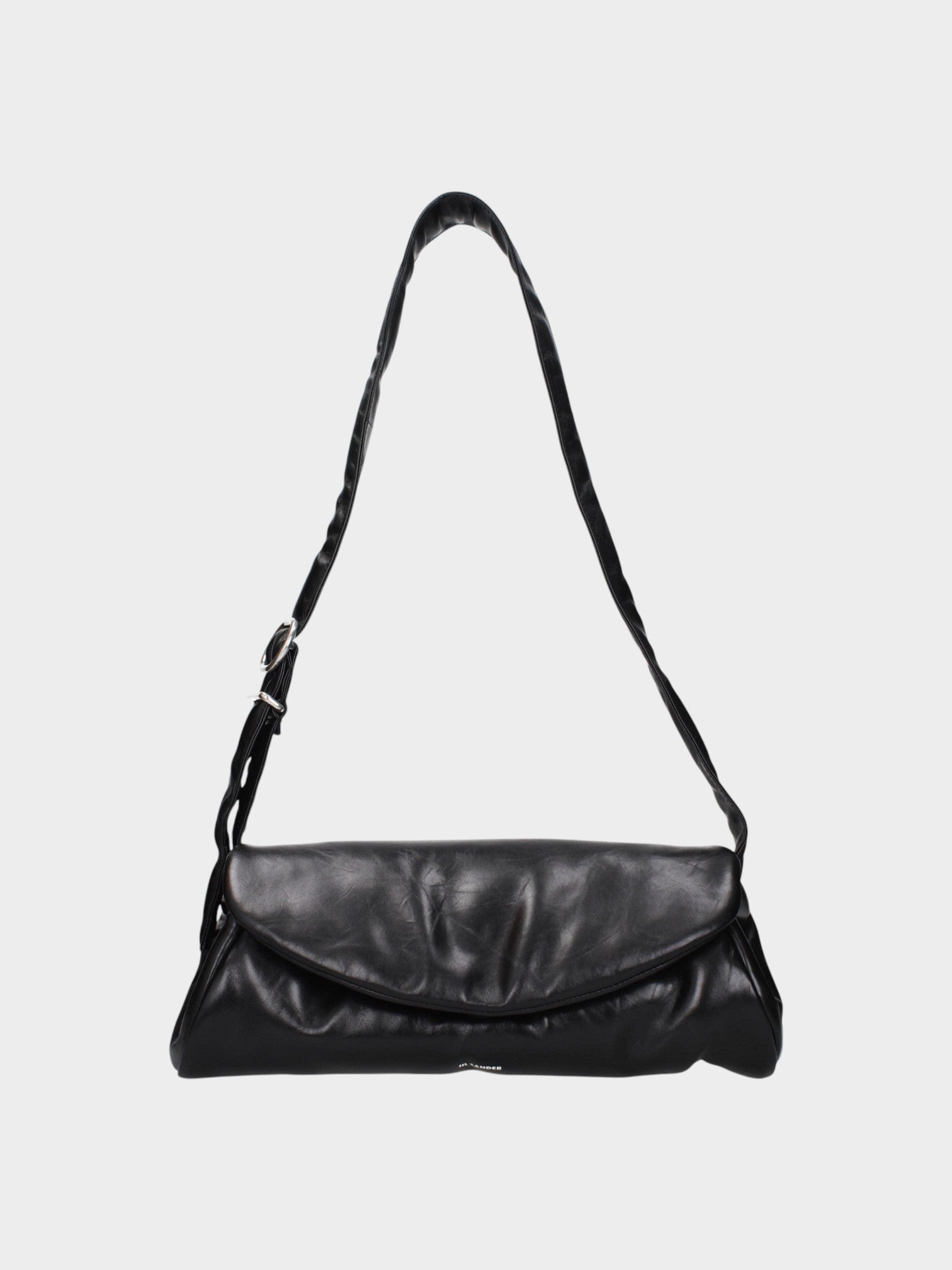 Jil Sander Black Leather Crossbody Bag