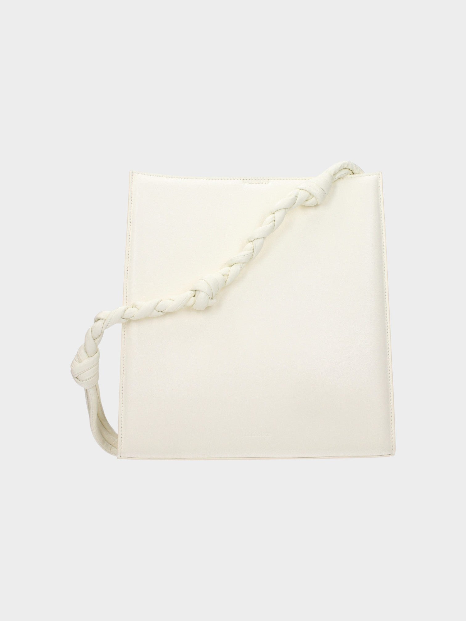Jil Sander White Leather Shoulder Bag