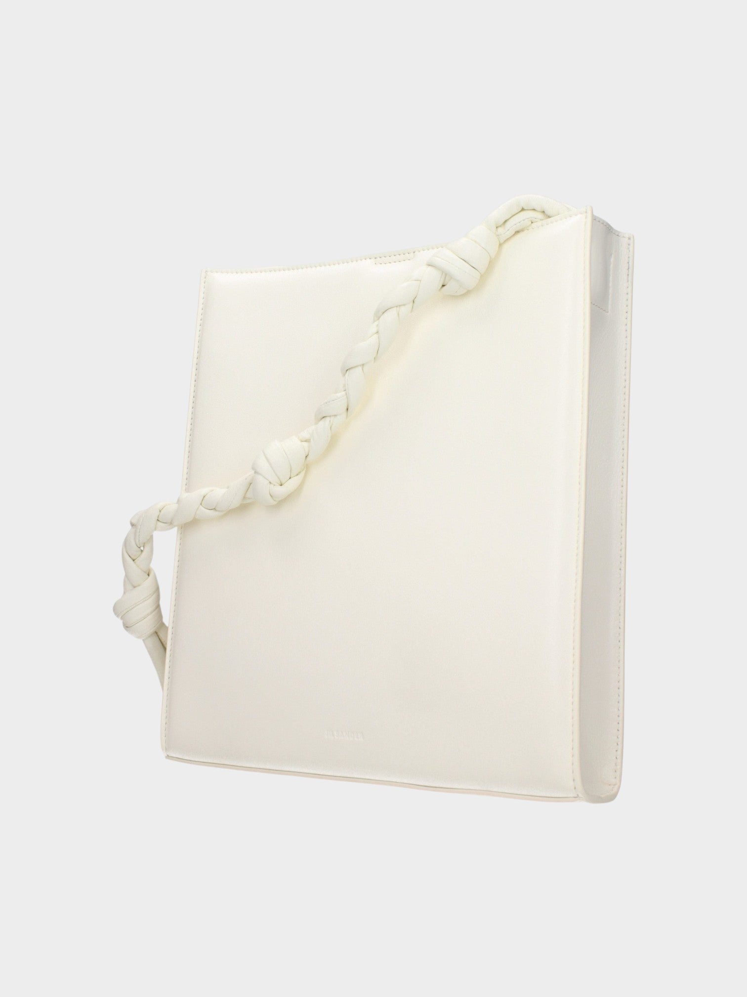 Jil Sander White Leather Shoulder Bag-thumbmail-2