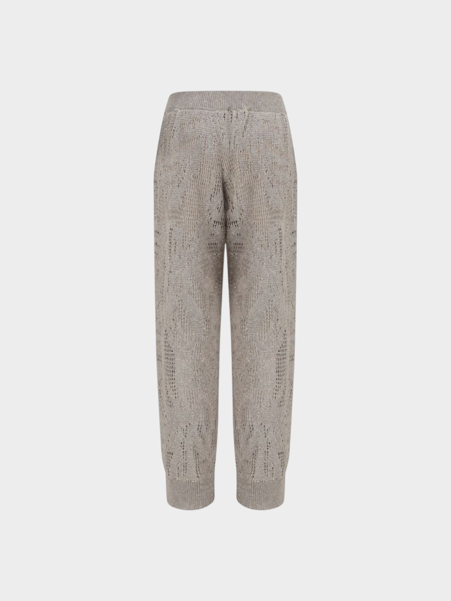 Brunello Cucinelli Beige Linen Casual Pants-thumbmail-2