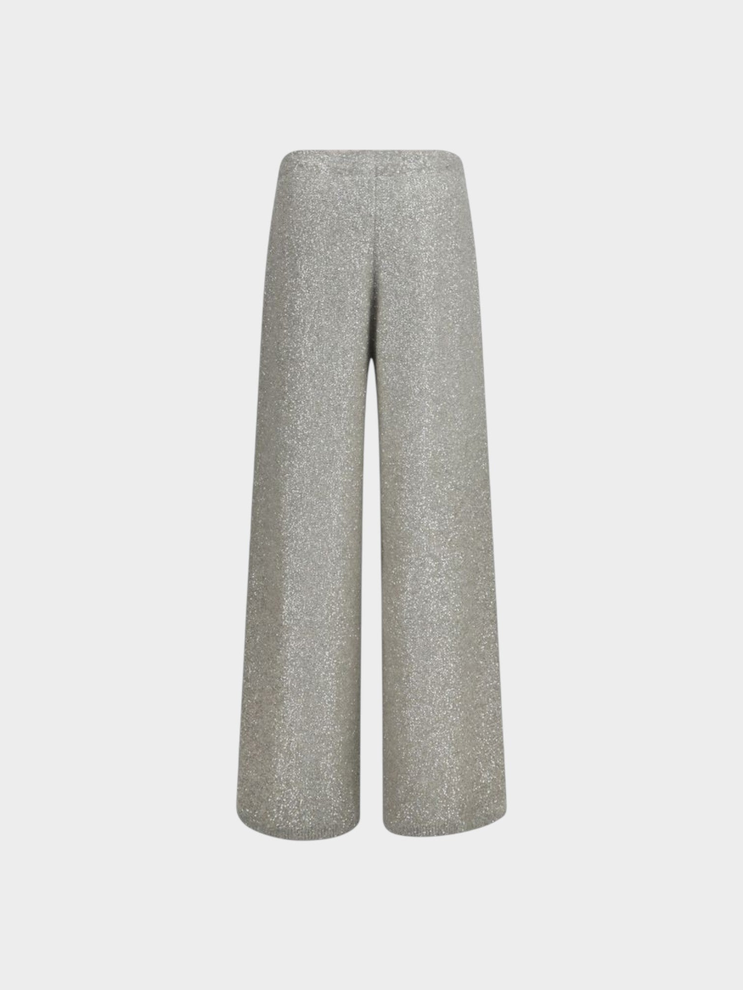 Brunello Cucinelli Silver Polyamide Casual Pants-thumbmail-2