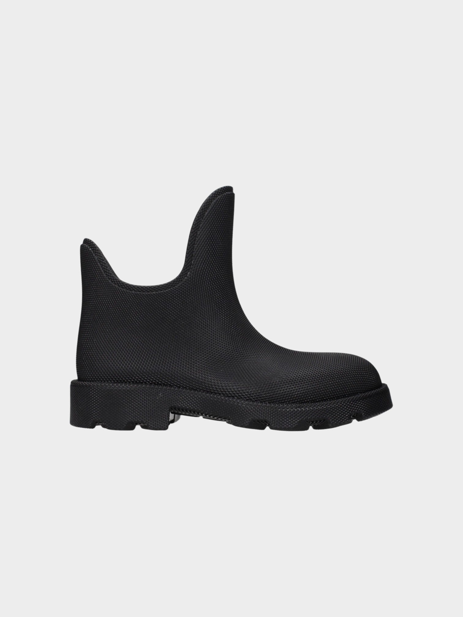 Burberry Black Cotton Ankle Boots