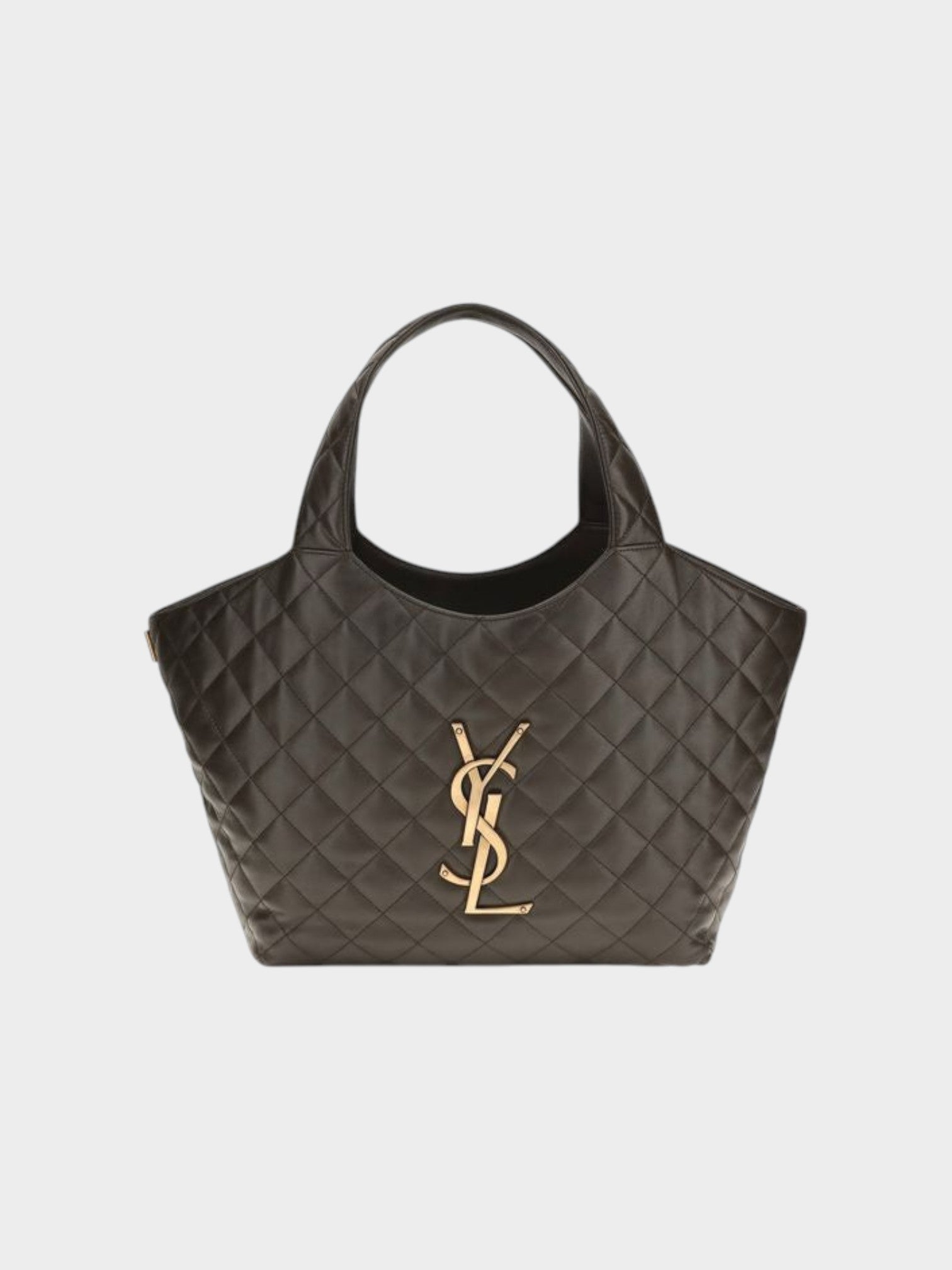 Saint Laurent Bicolor Napa Leather / Calf Bos Taurus Shoulder Bag