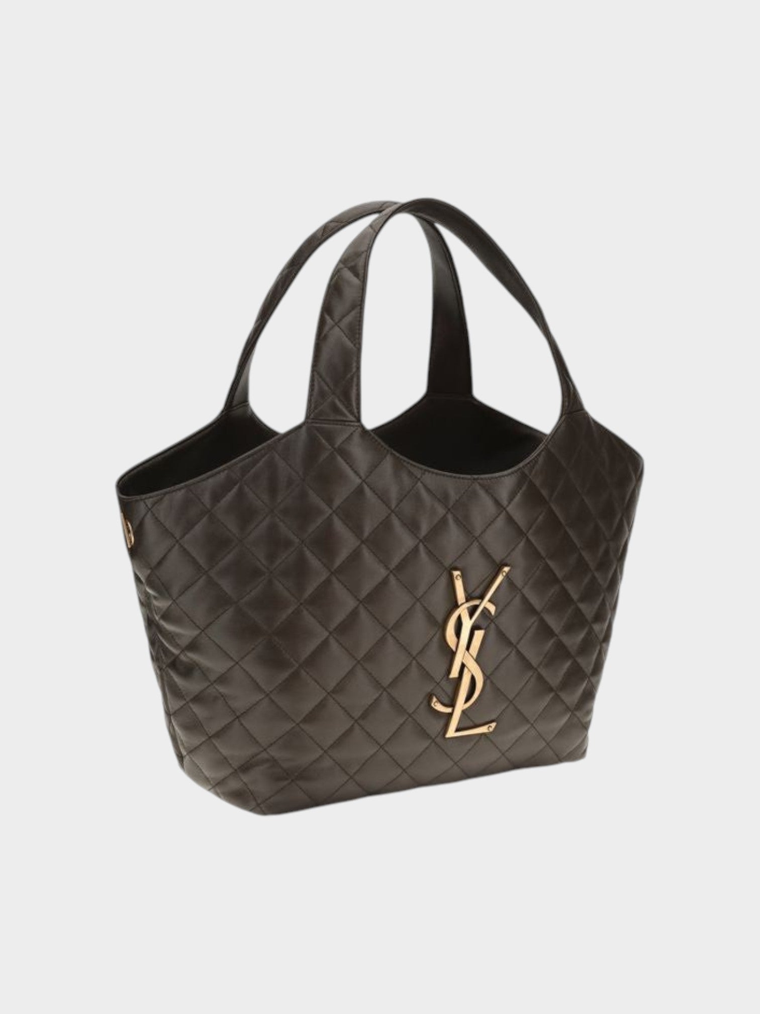 Saint Laurent Bicolor Napa Leather / Calf Bos Taurus Shoulder Bag-thumbmail-2