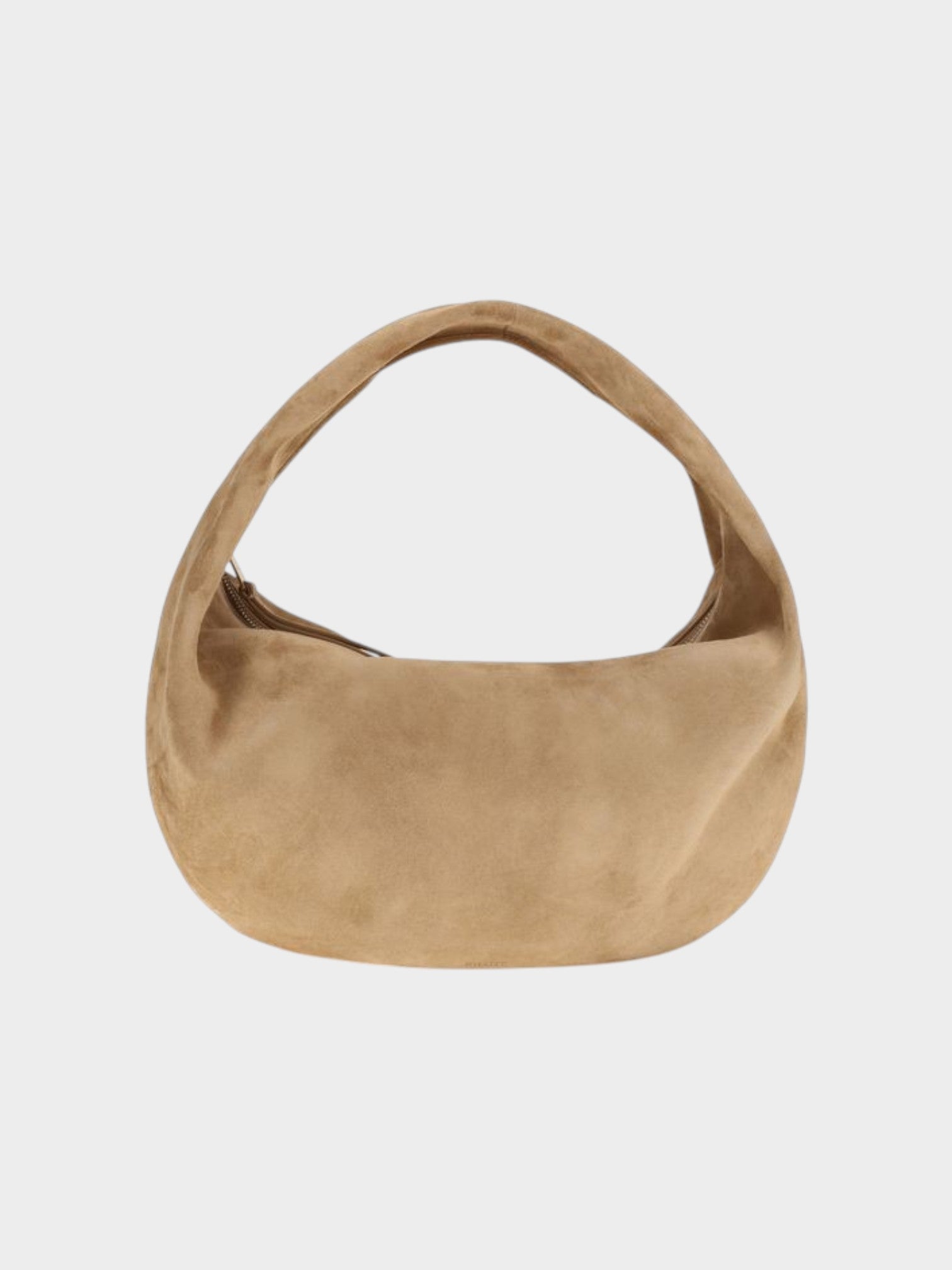 Khaite Beige Calf Leather Bos Taurus Shoulder Bag