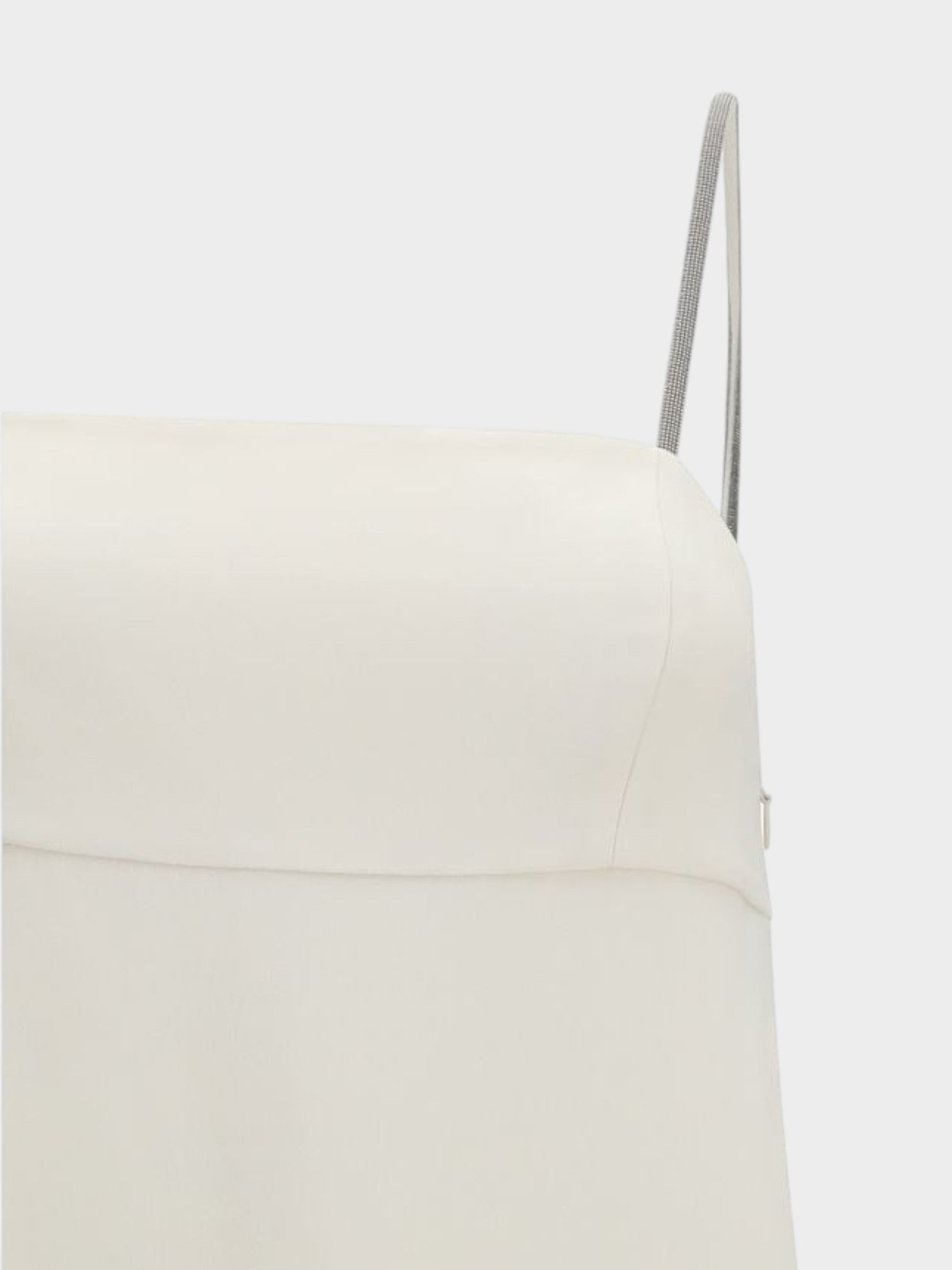Brunello Cucinelli White Acetate Casual Dress-thumbmail-3