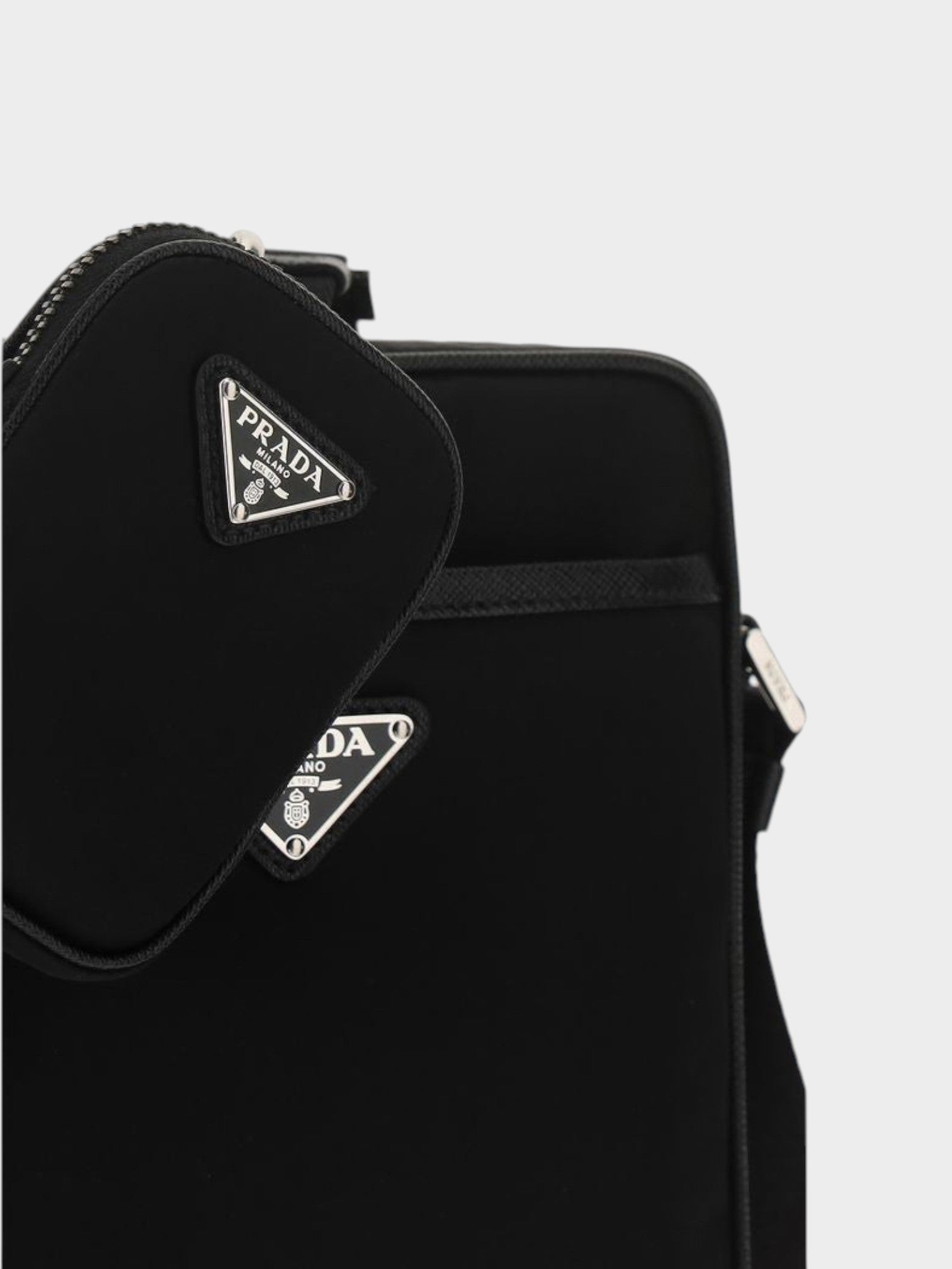 Prada Black Nylon Shoulder Bag-thumbmail-4