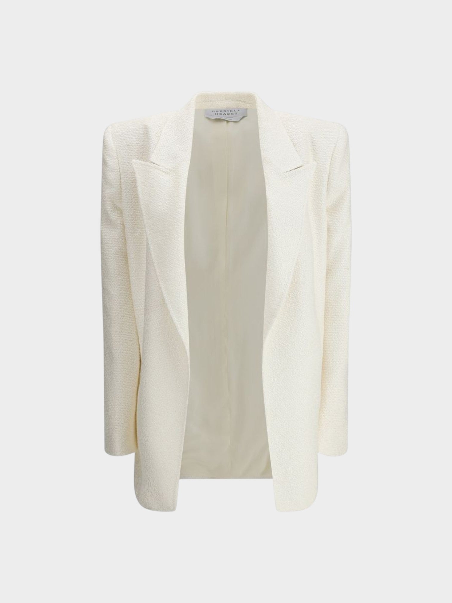 Gabriela Hearst Beige Silk Blazer