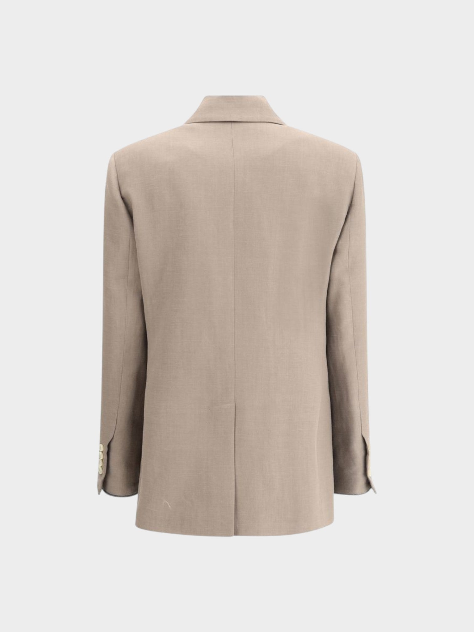 Brunello Cucinelli Beige Viscose Blazer-thumbmail-2