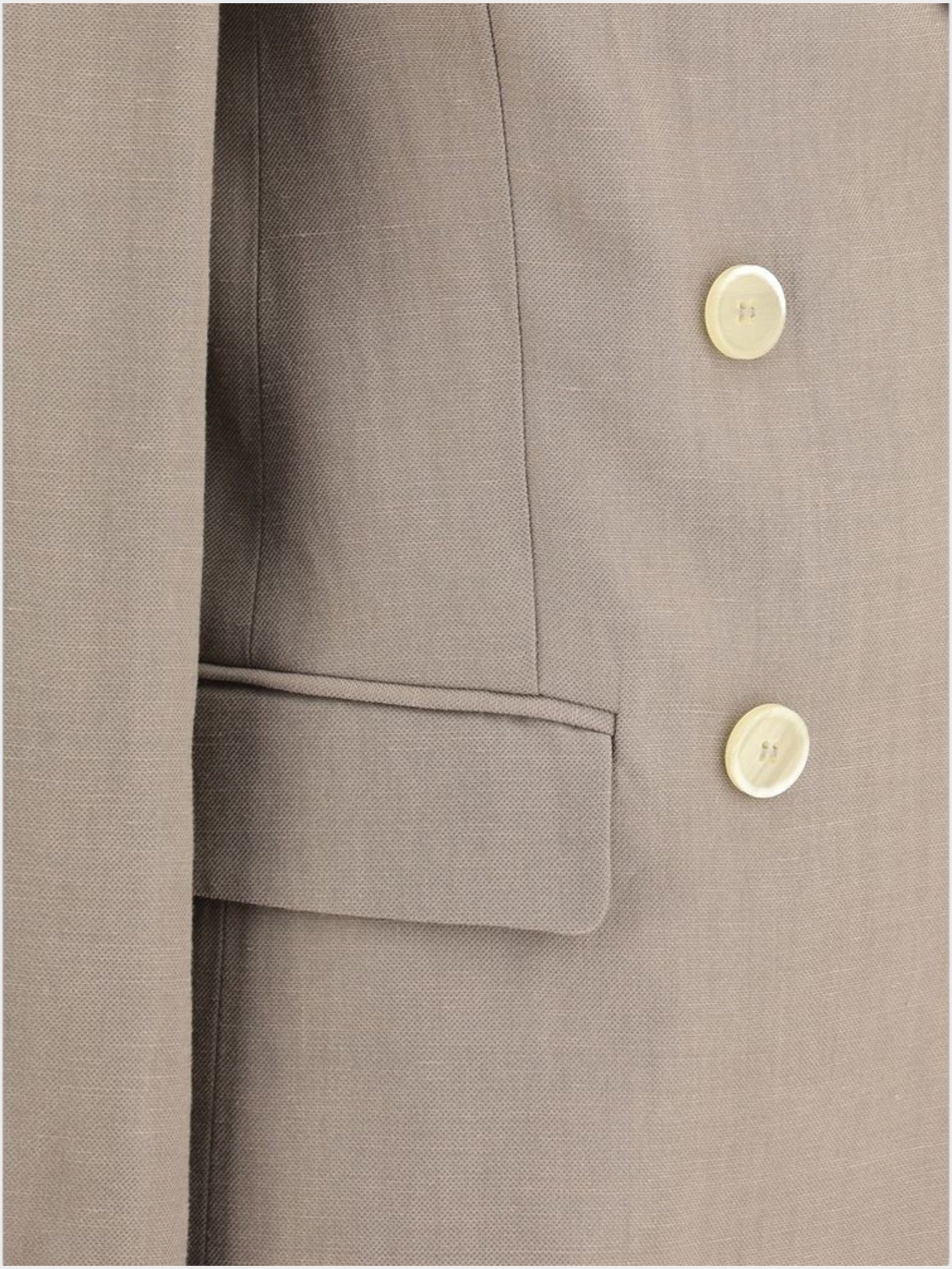 Brunello Cucinelli Beige Viscose Blazer-thumbmail-3
