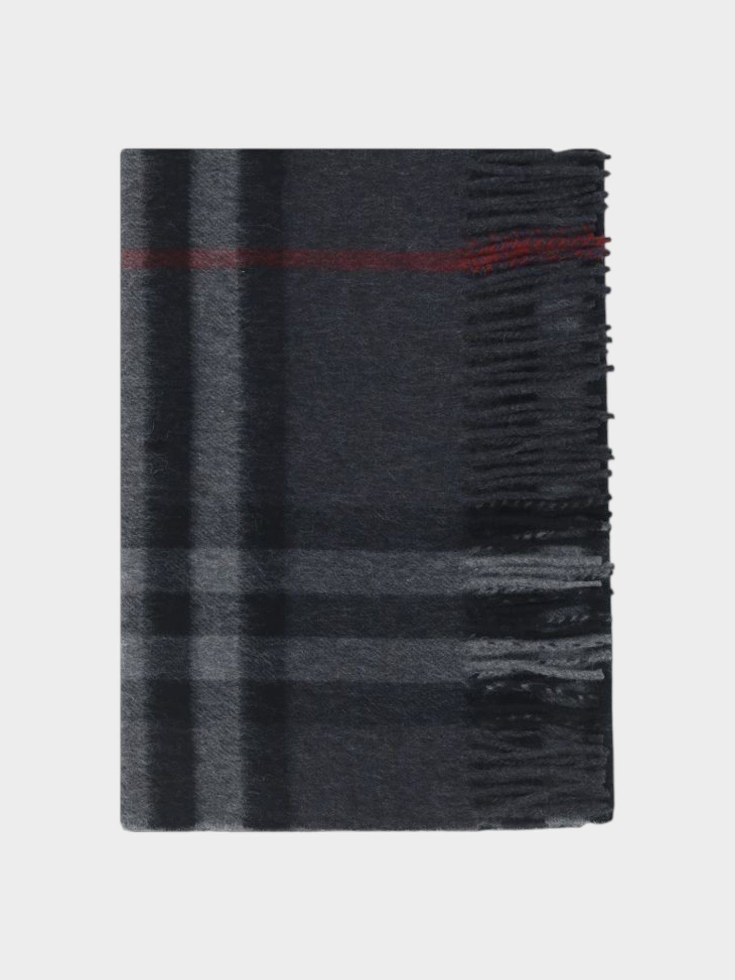 Burberry Gray Cashmere Scarf