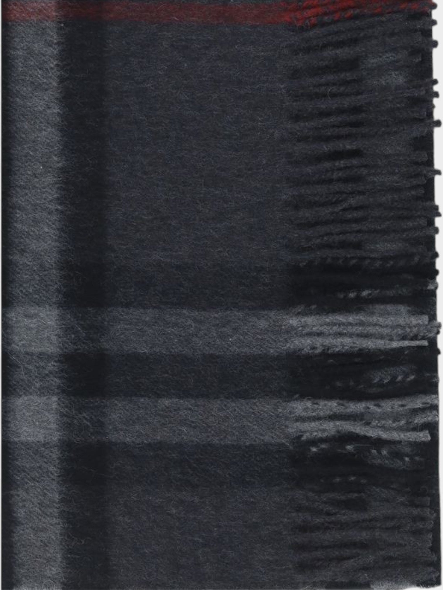 Burberry Gray Cashmere Scarf-thumbmail-3