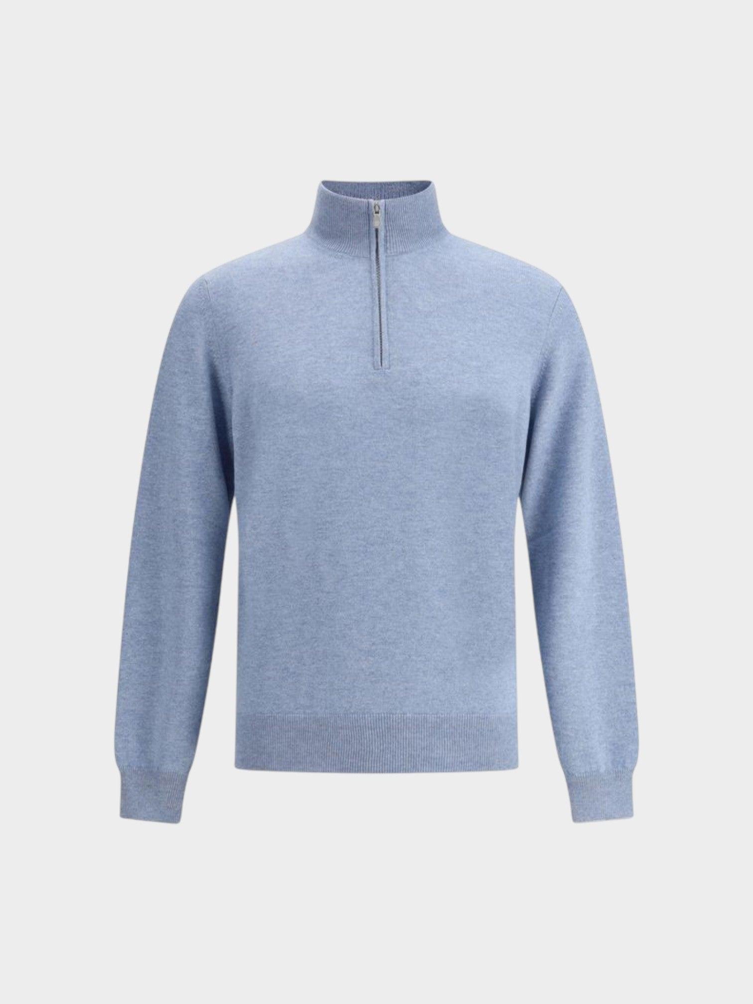 Brunello Cucinelli Blue Cashmere Sweater