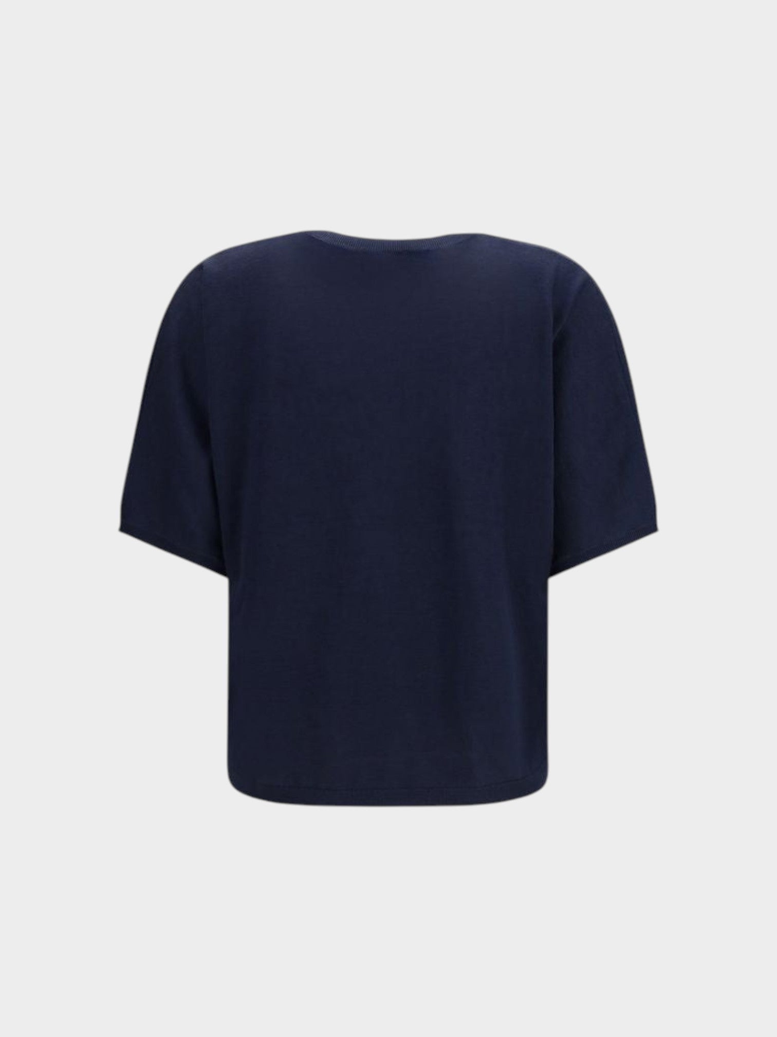 Brunello Cucinelli Blue Cashmere Sleeveles Sweater-thumbmail-2