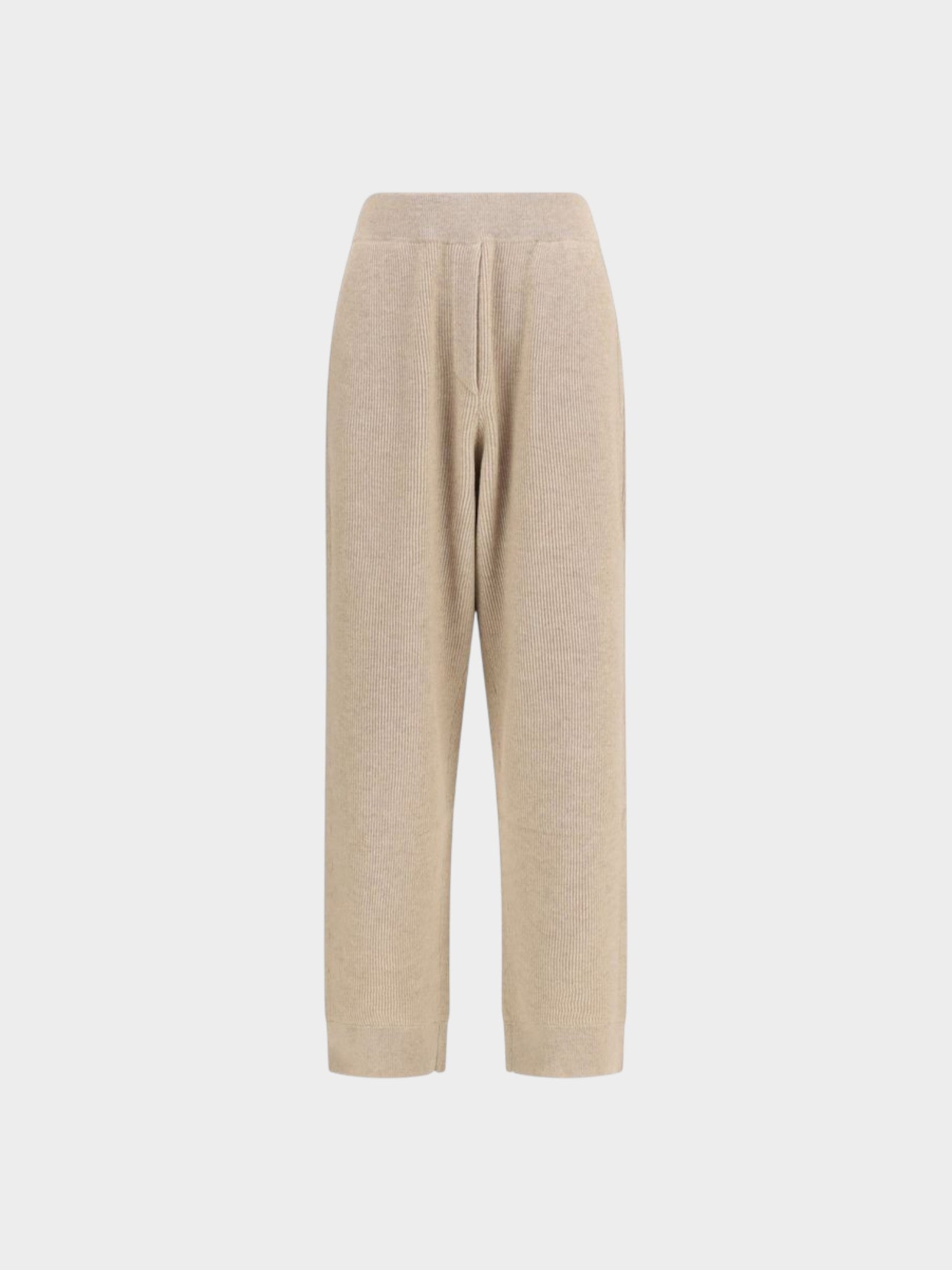 Brunello Cucinelli Beige Cashmere Casual Pants