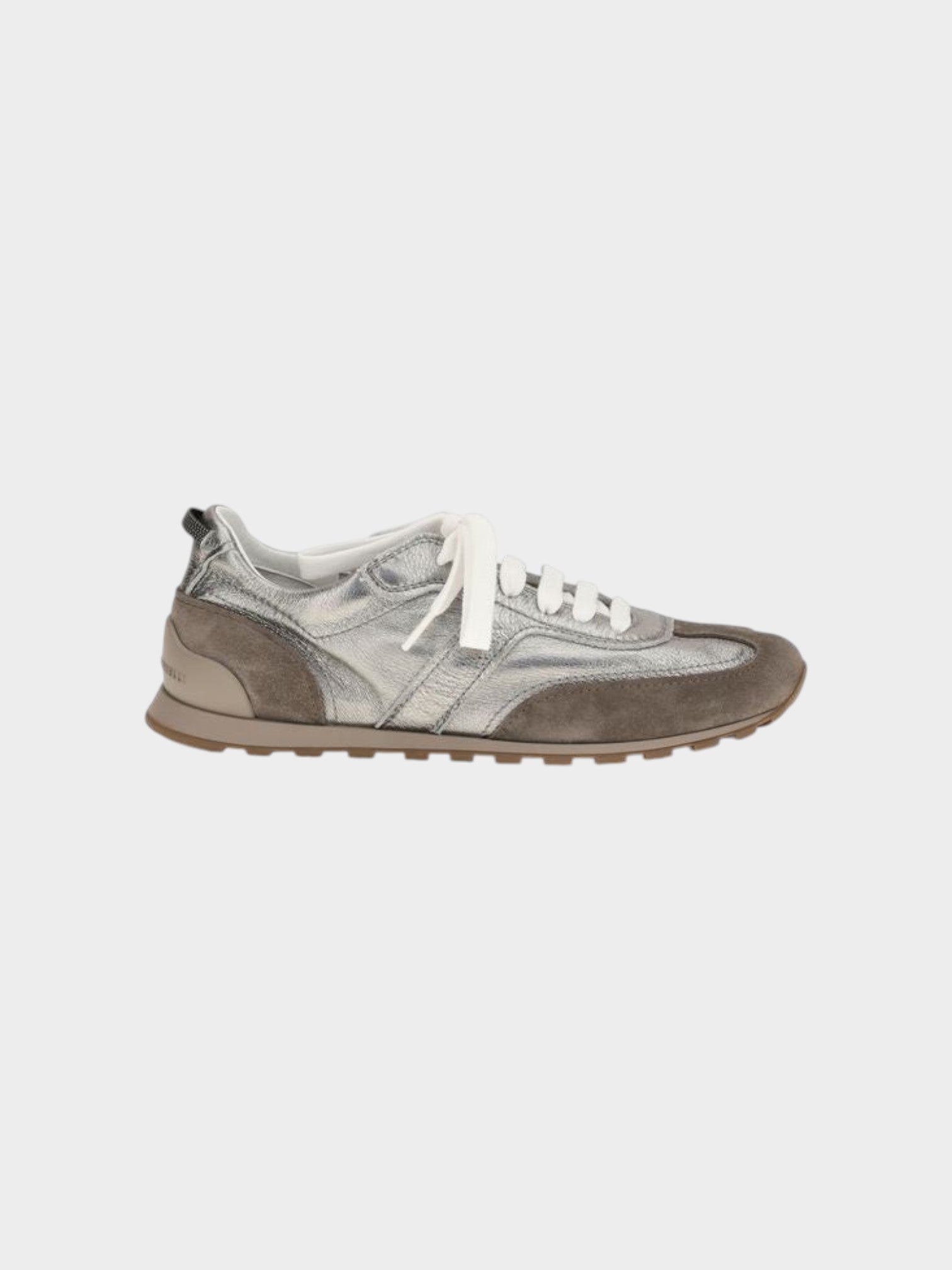 Brunello Cucinelli Multicolor Calf Leather Bos Taurus Athletic Sneakers