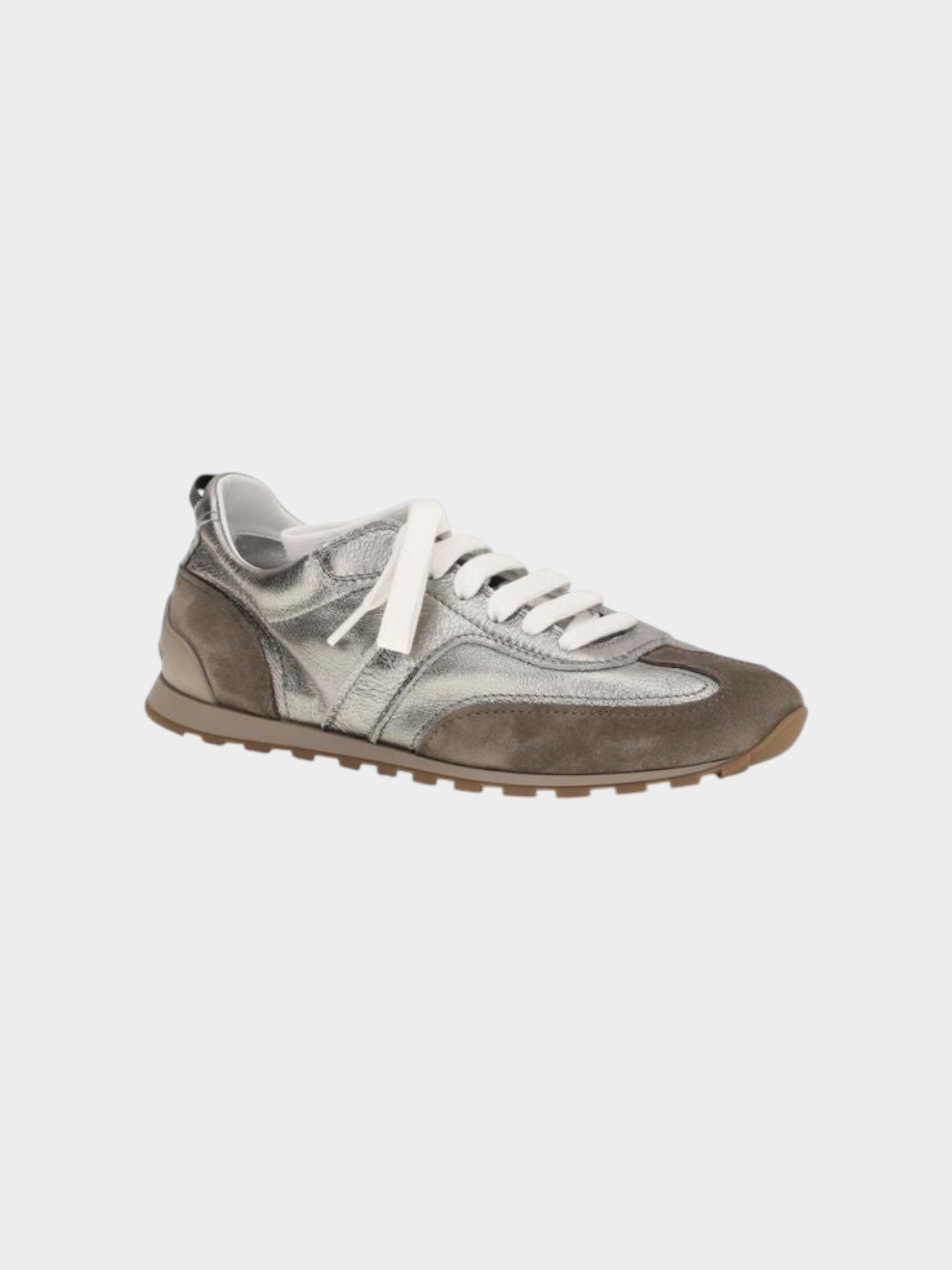 Brunello Cucinelli Multicolor Calf Leather Bos Taurus Athletic Sneakers-thumbmail-2