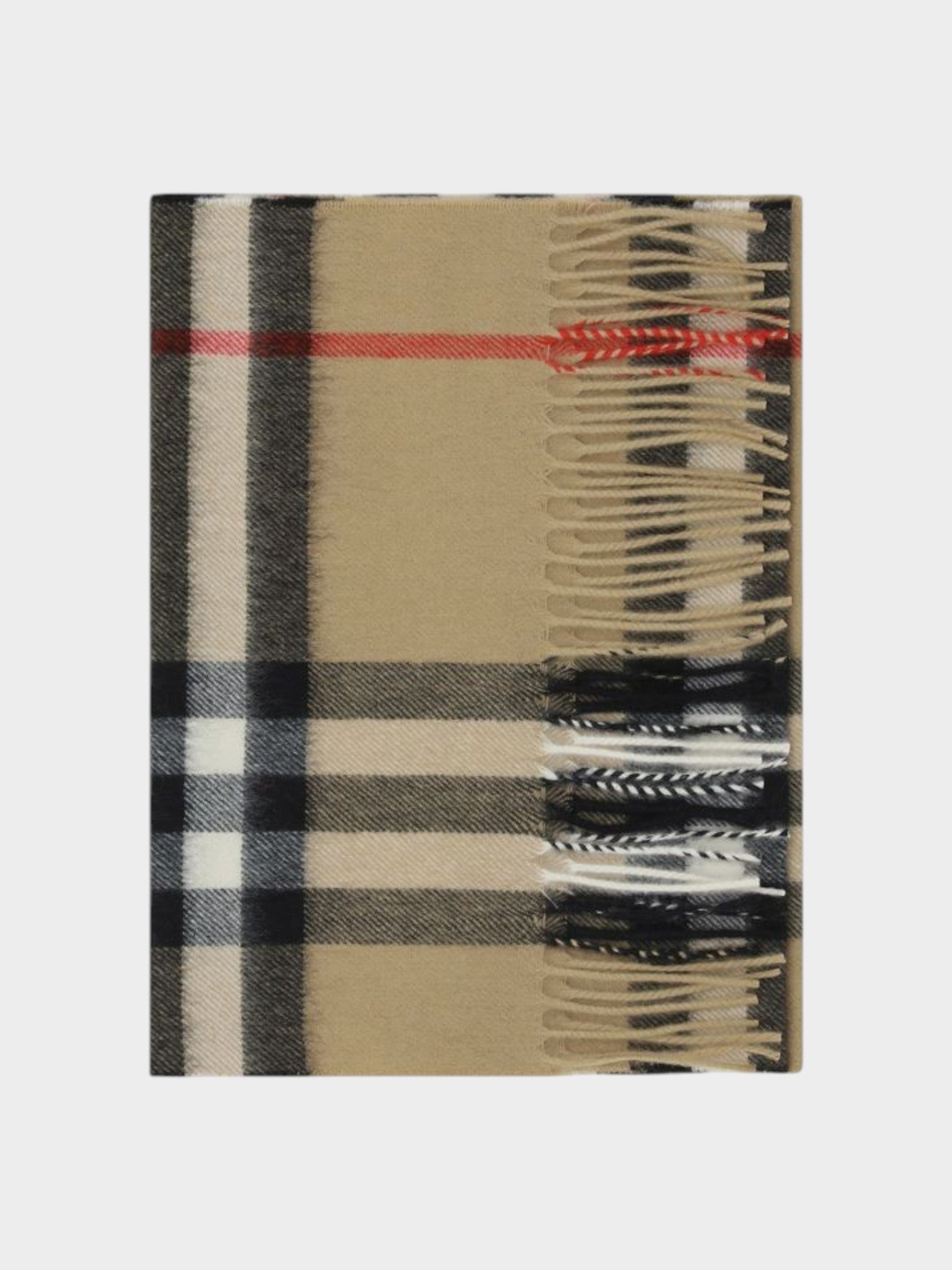 Burberry Brown Cashmere Scarf