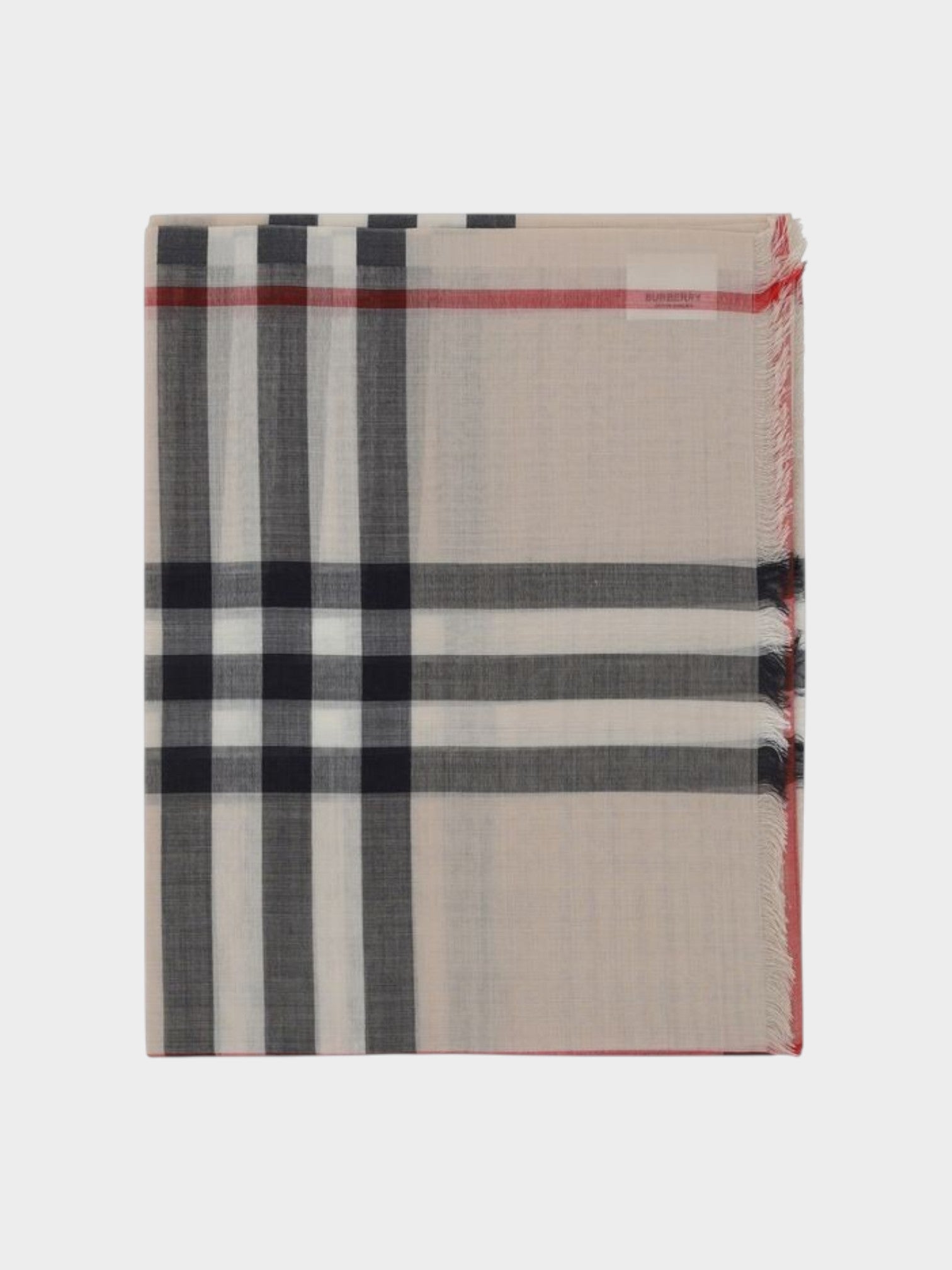 Burberry Brown Silk Scarf