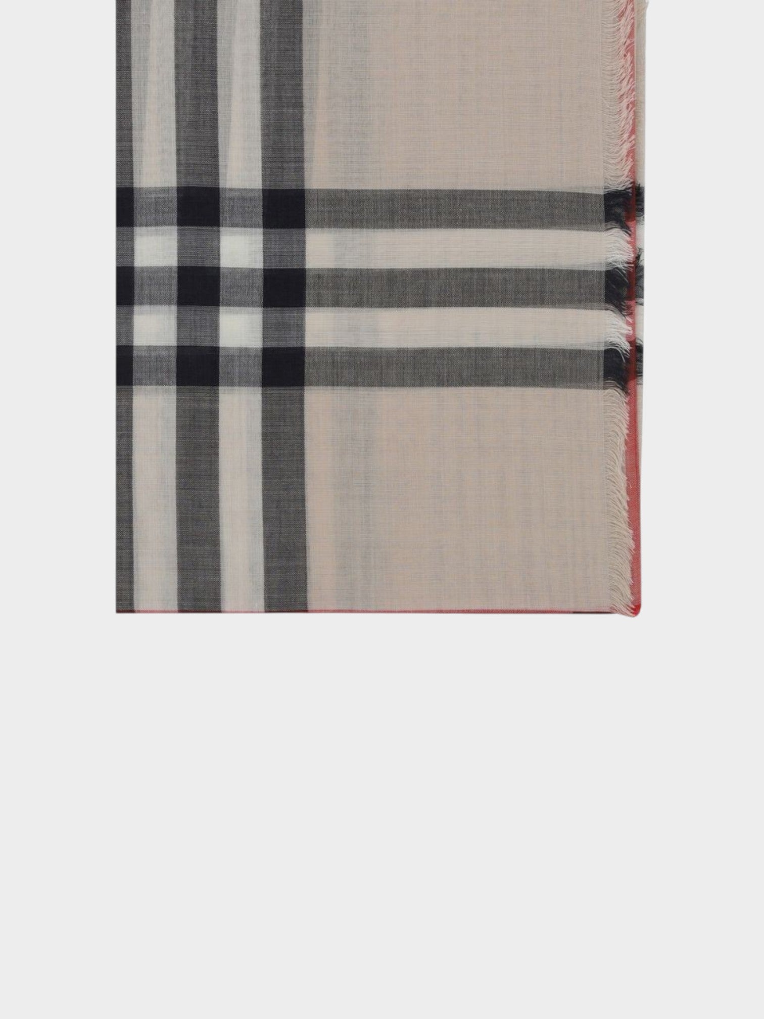 Burberry Brown Silk Scarf-thumbmail-3