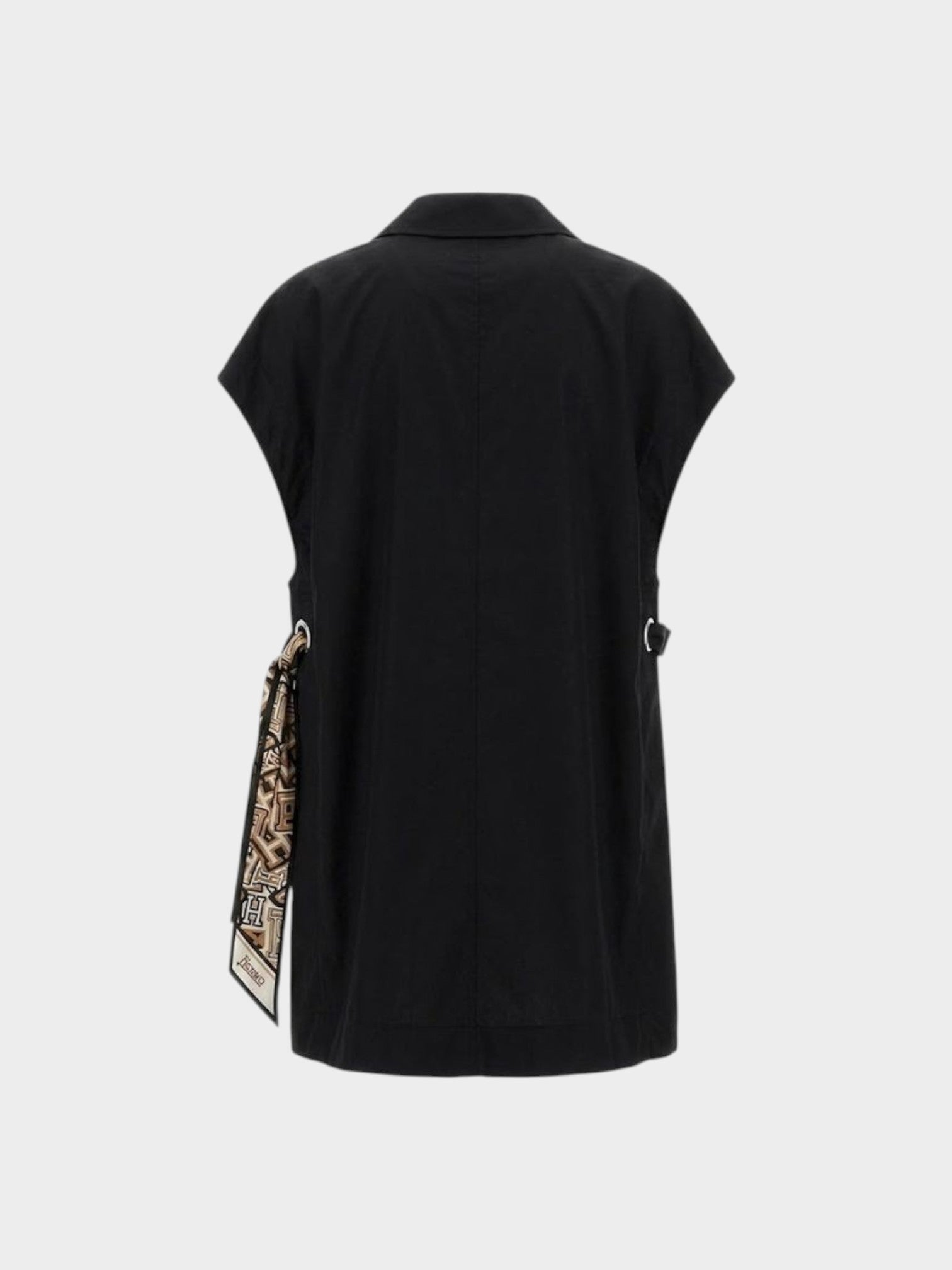 Herno Black Cotton Casual Dress-thumbmail-2