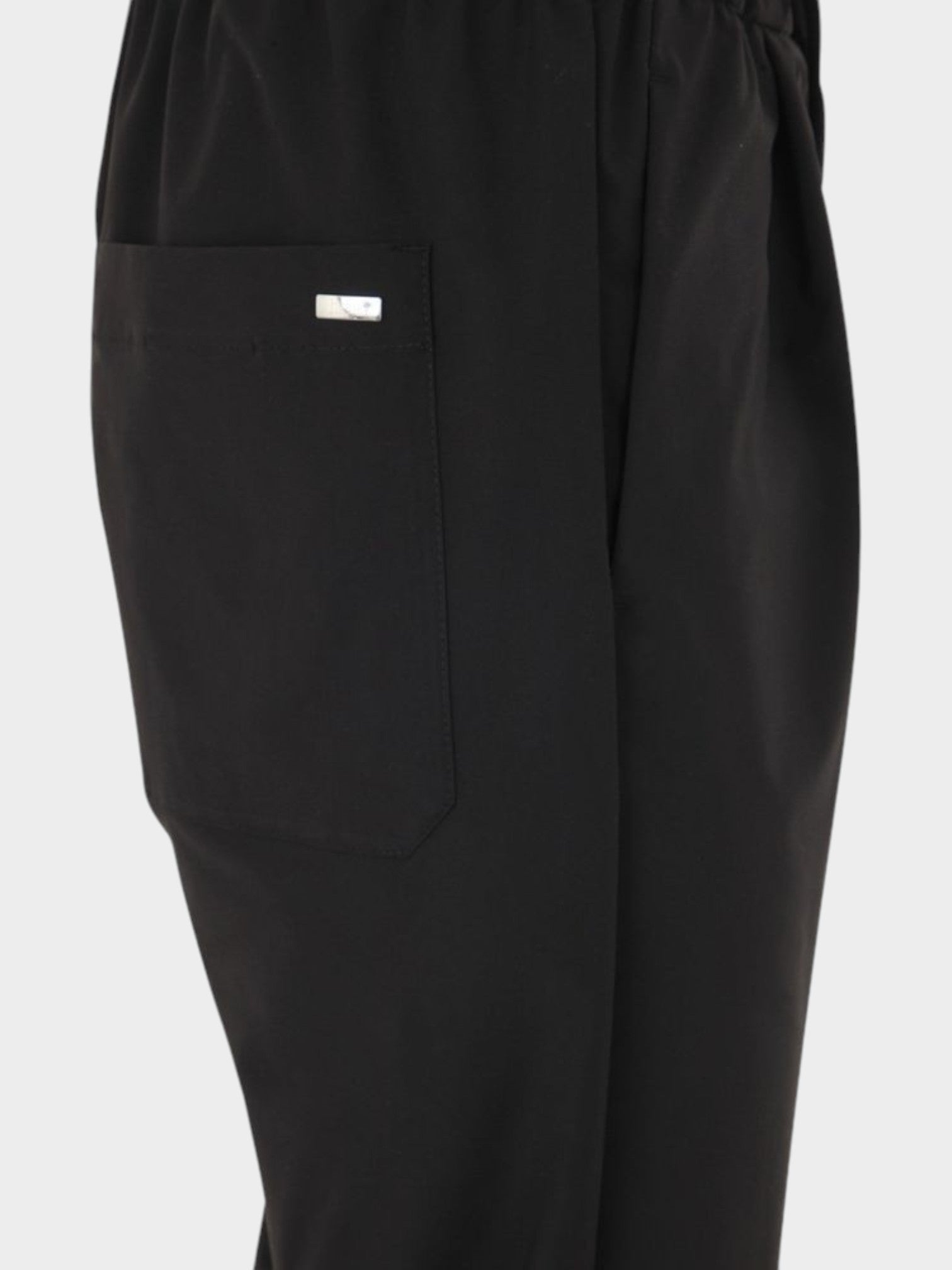 Herno Black Polyester Casual Pants-thumbmail-3