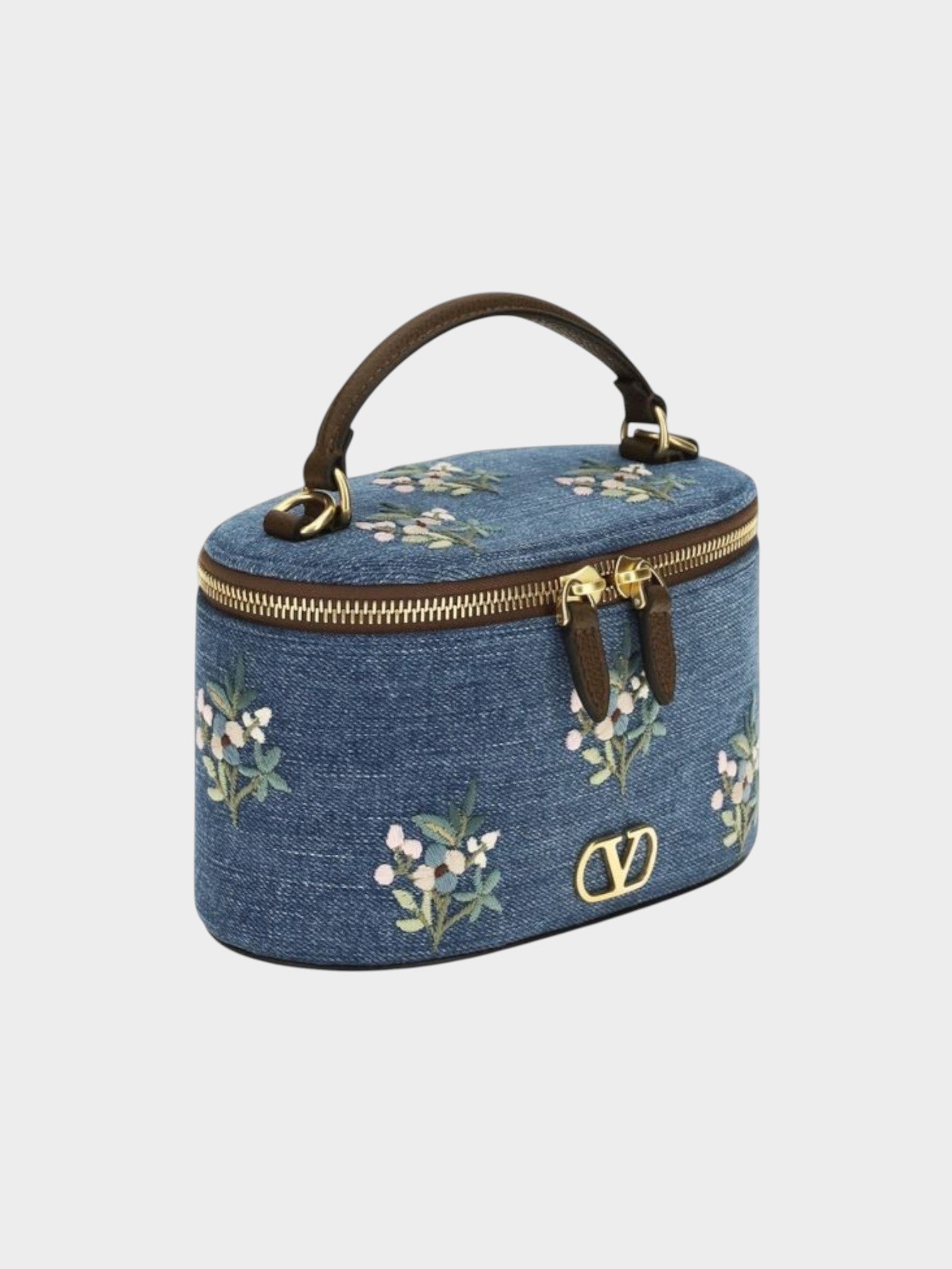 Valentino Garavani Blue Cotton Handbag-thumbmail-2