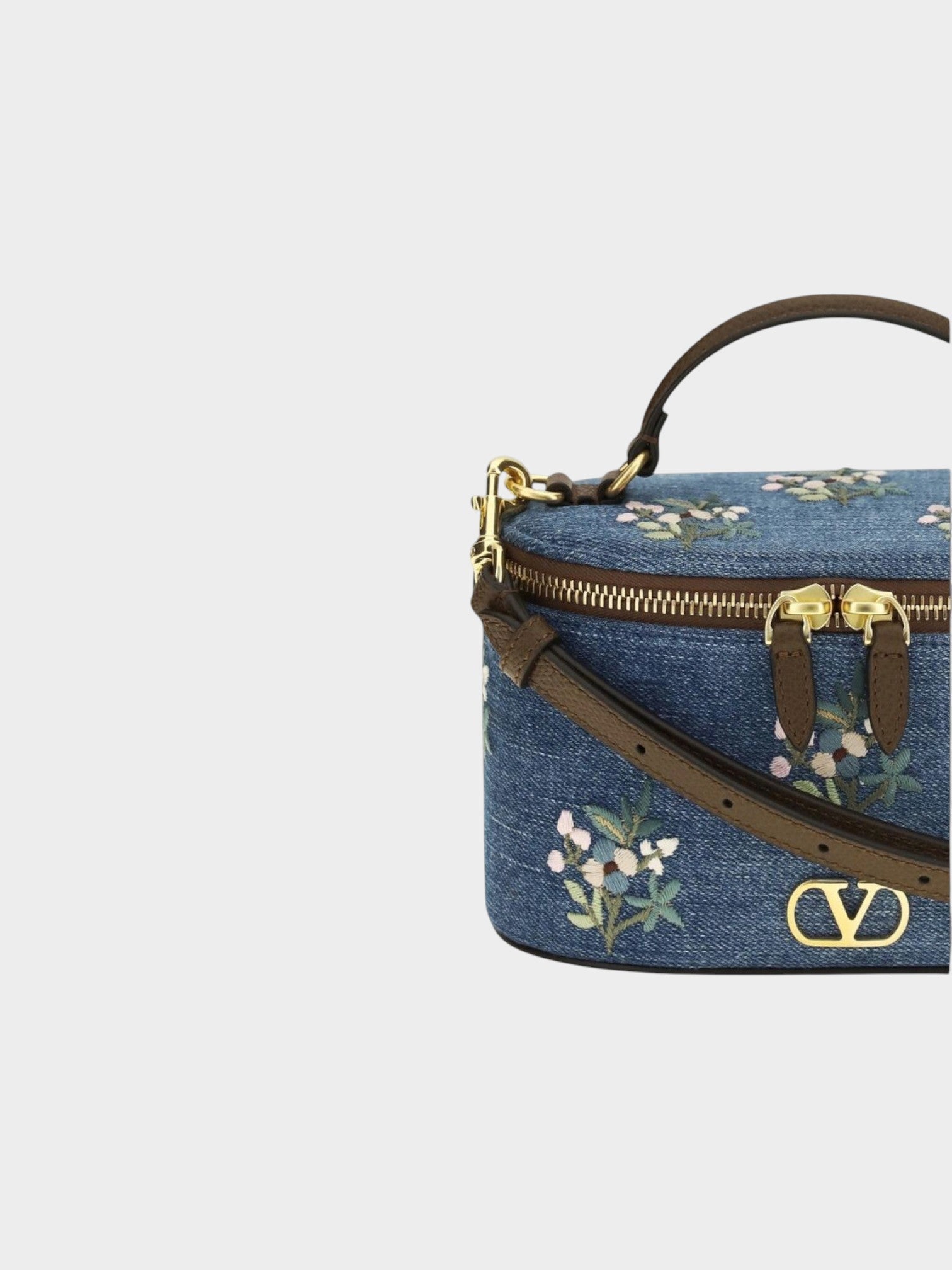 Valentino Garavani Blue Cotton Handbag-thumbmail-4