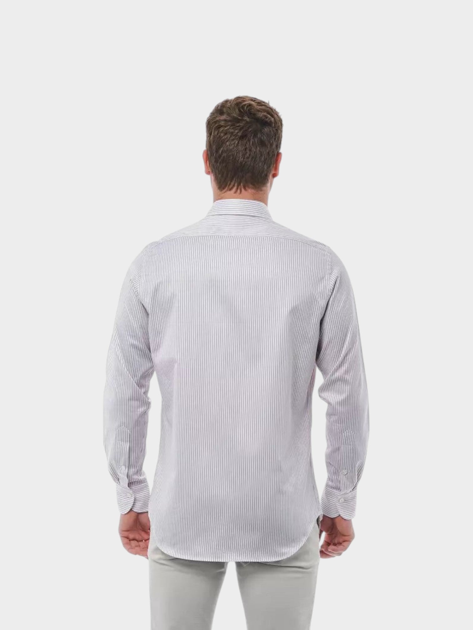 Bagutta White Cotton Men Shirt-thumbmail-4
