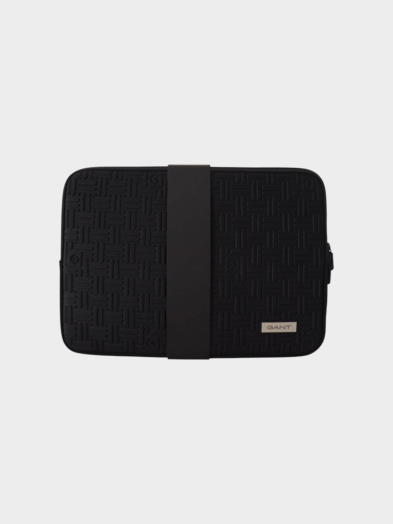 Gant Black Padded Pouch Bag Zipper Cover Sleeve Case