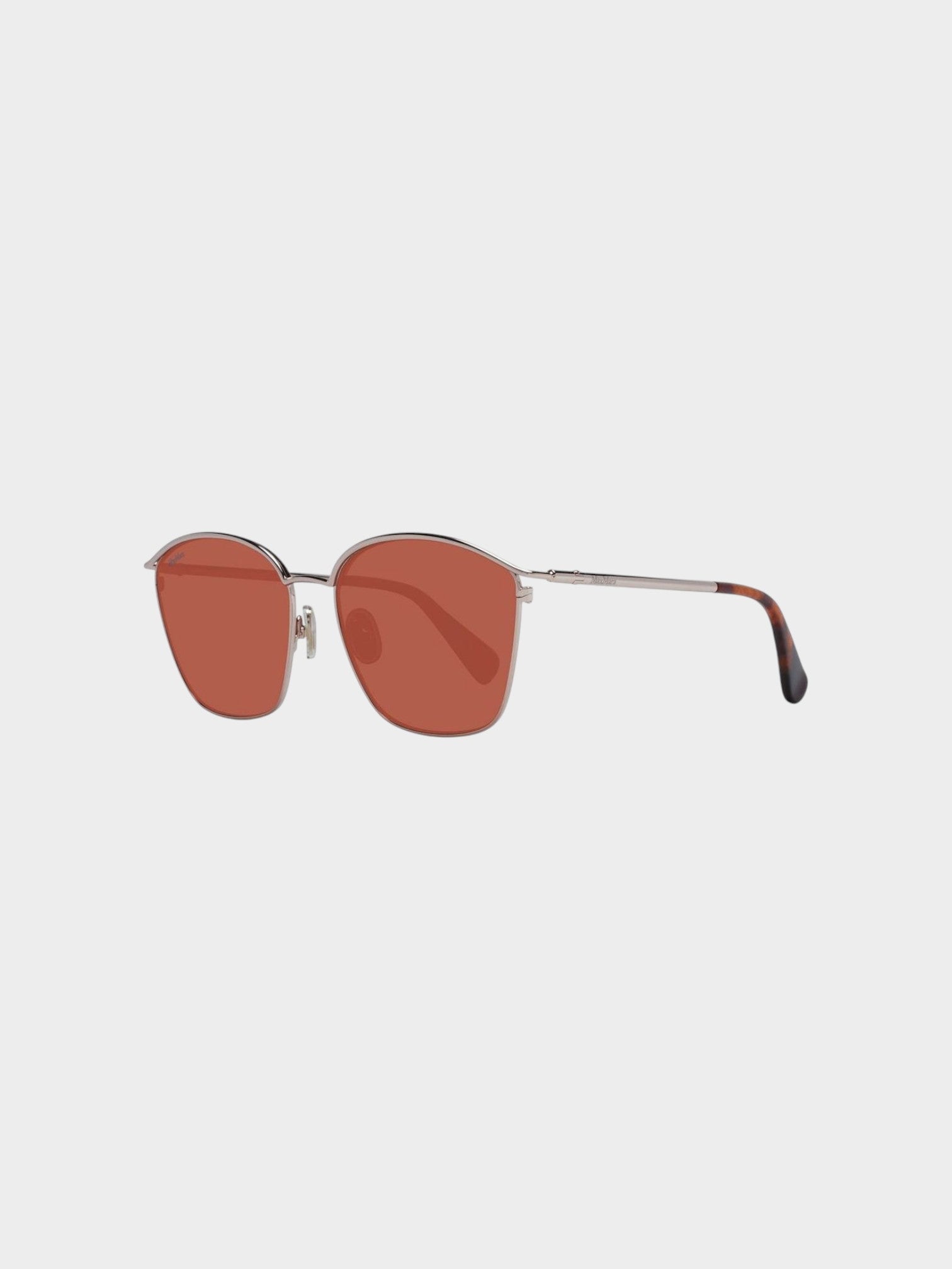 Max Mara Rose Gold Metal Sunglasses