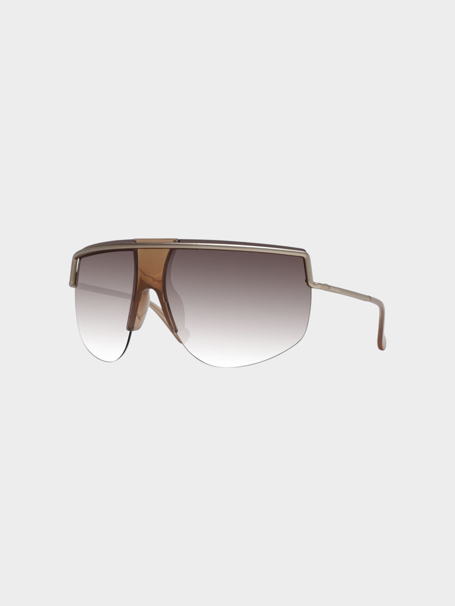 Max Mara Gold Metal Sunglasses