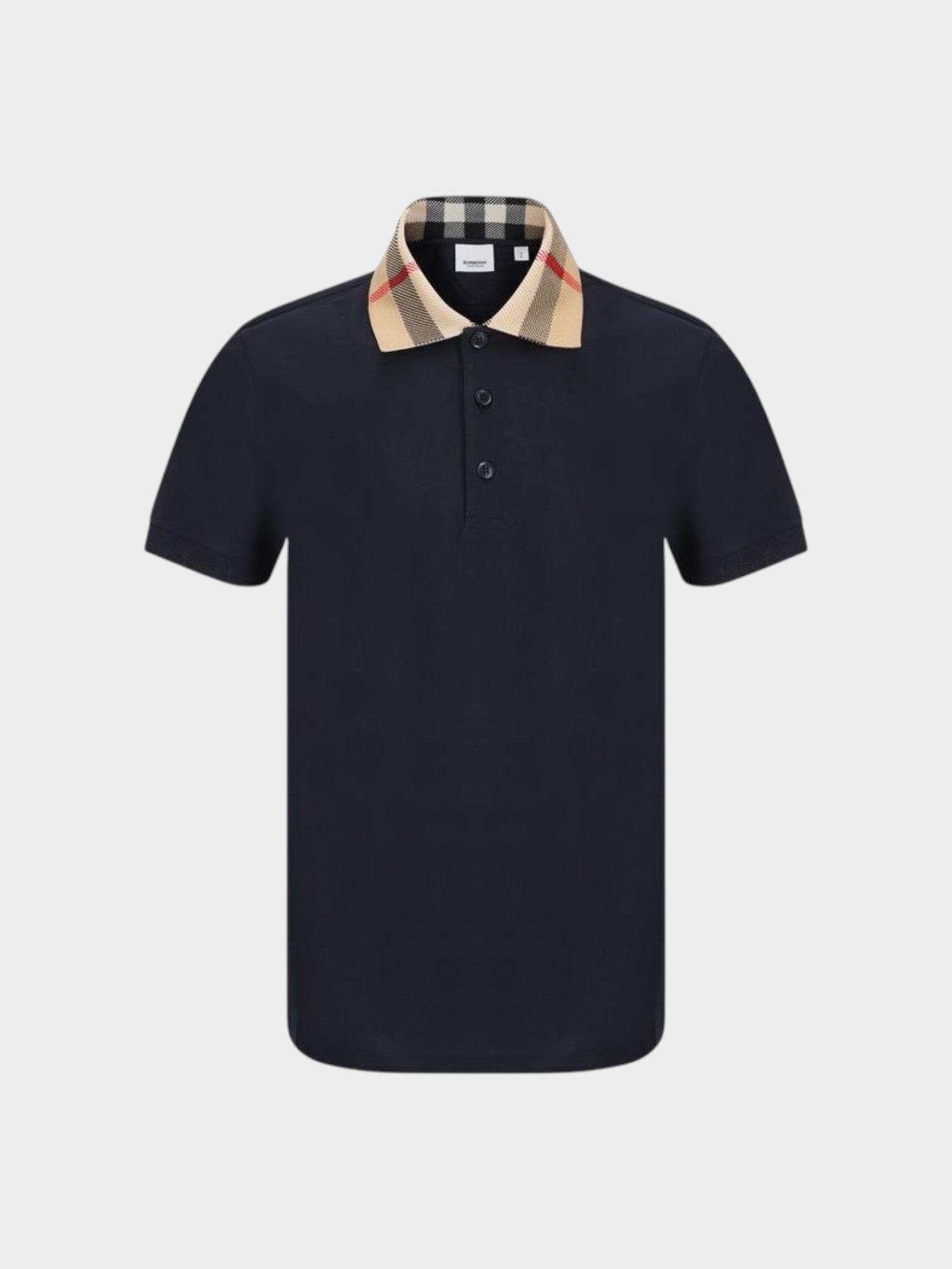 Burberry Blue Cotton Polo Shirt