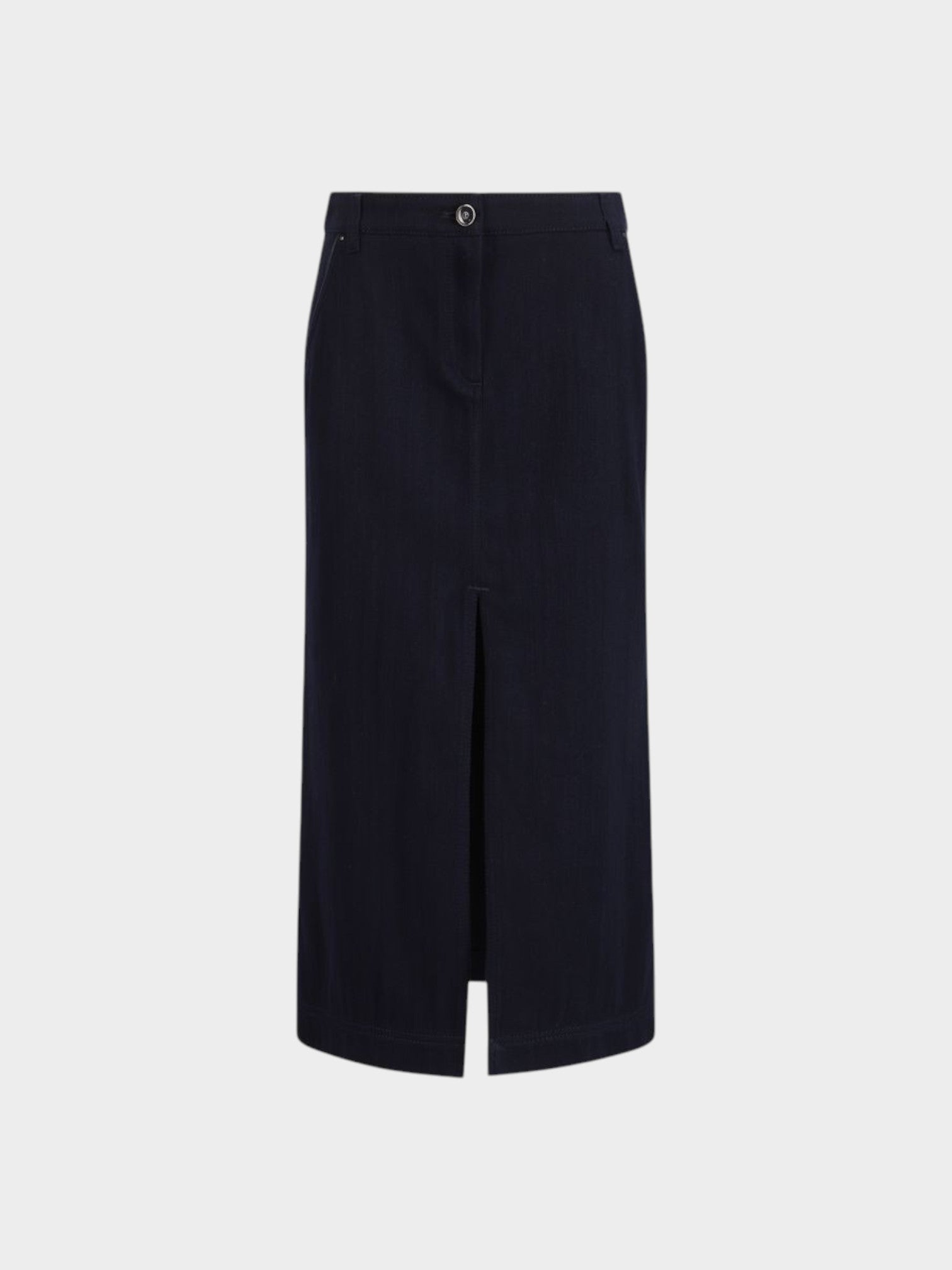 Giorgio Armani Blue Cotton Skirt