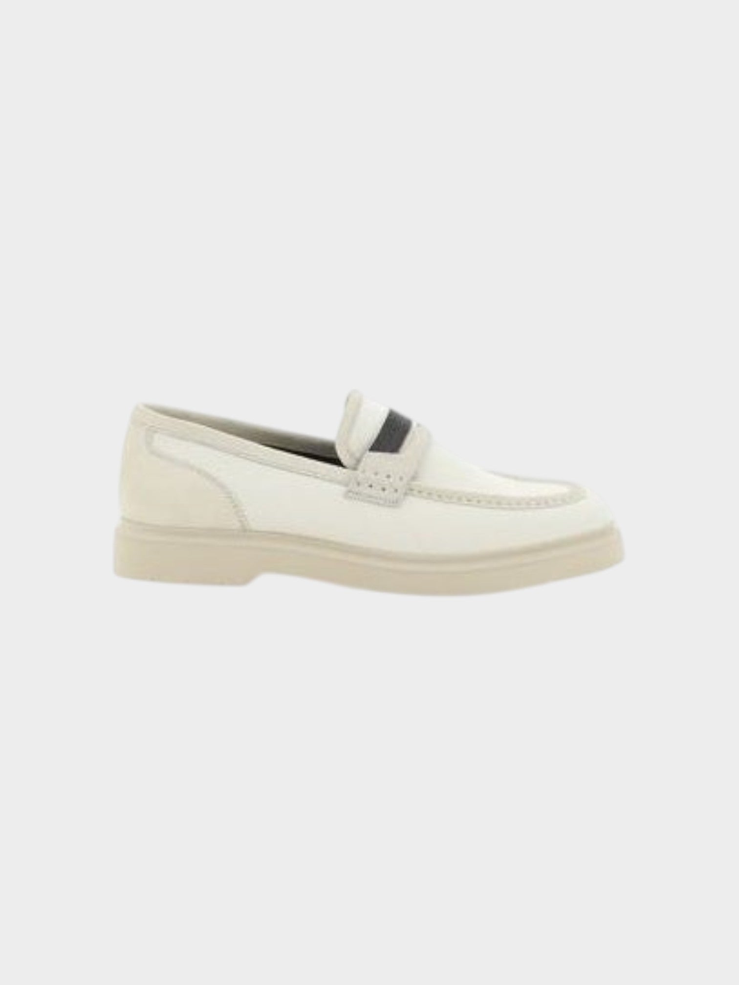 Brunello Cucinelli Beige Loafers Shoes