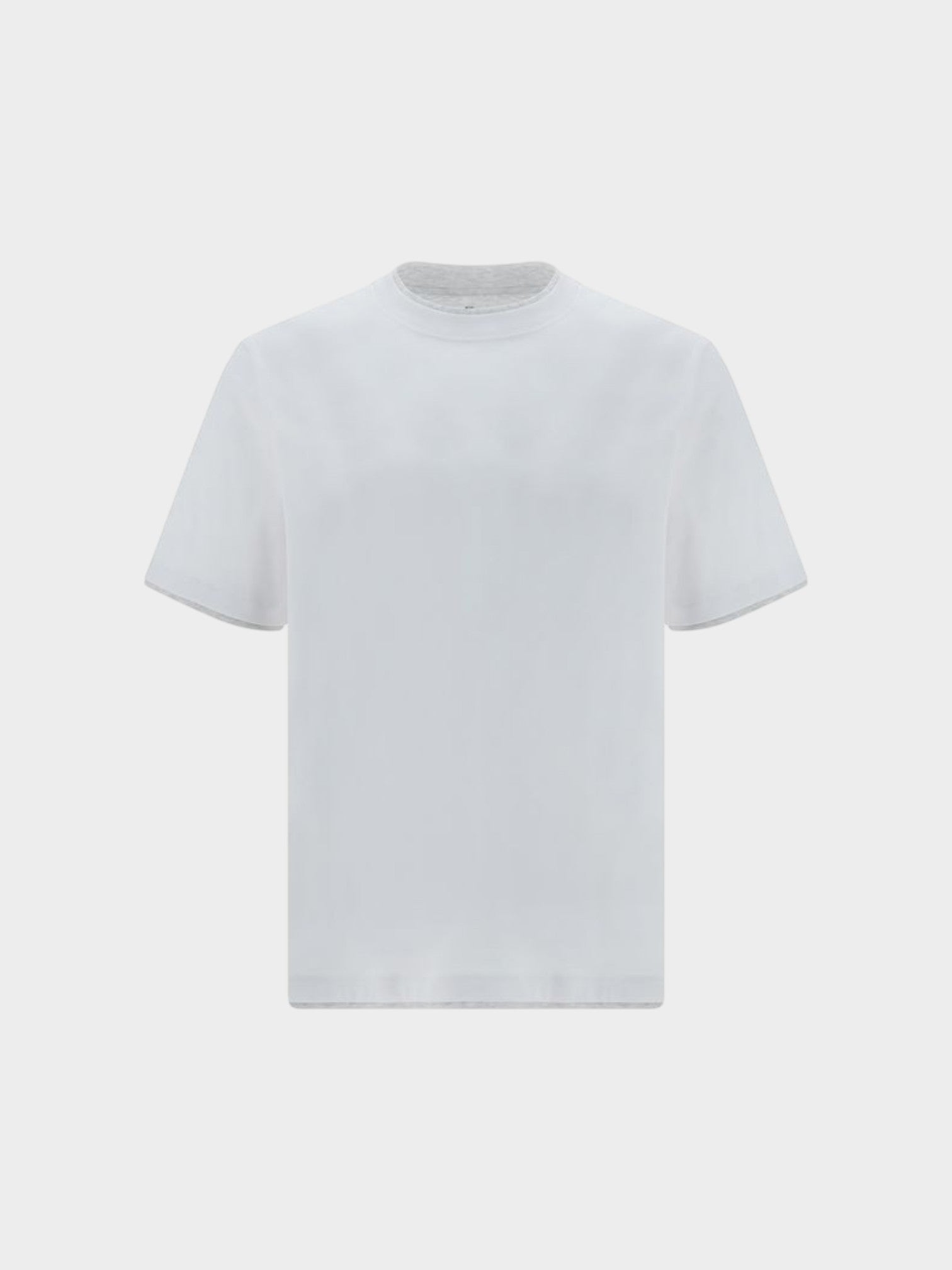 Brunello Cucinelli White Cotton T-Shirt