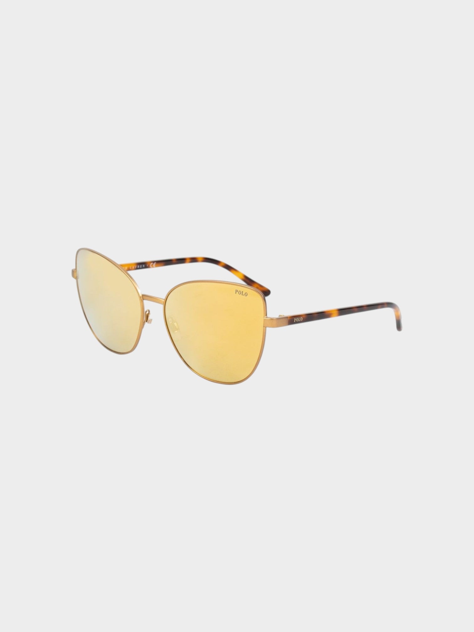 Polo Ralph Lauren Brown Metal Sunglasses