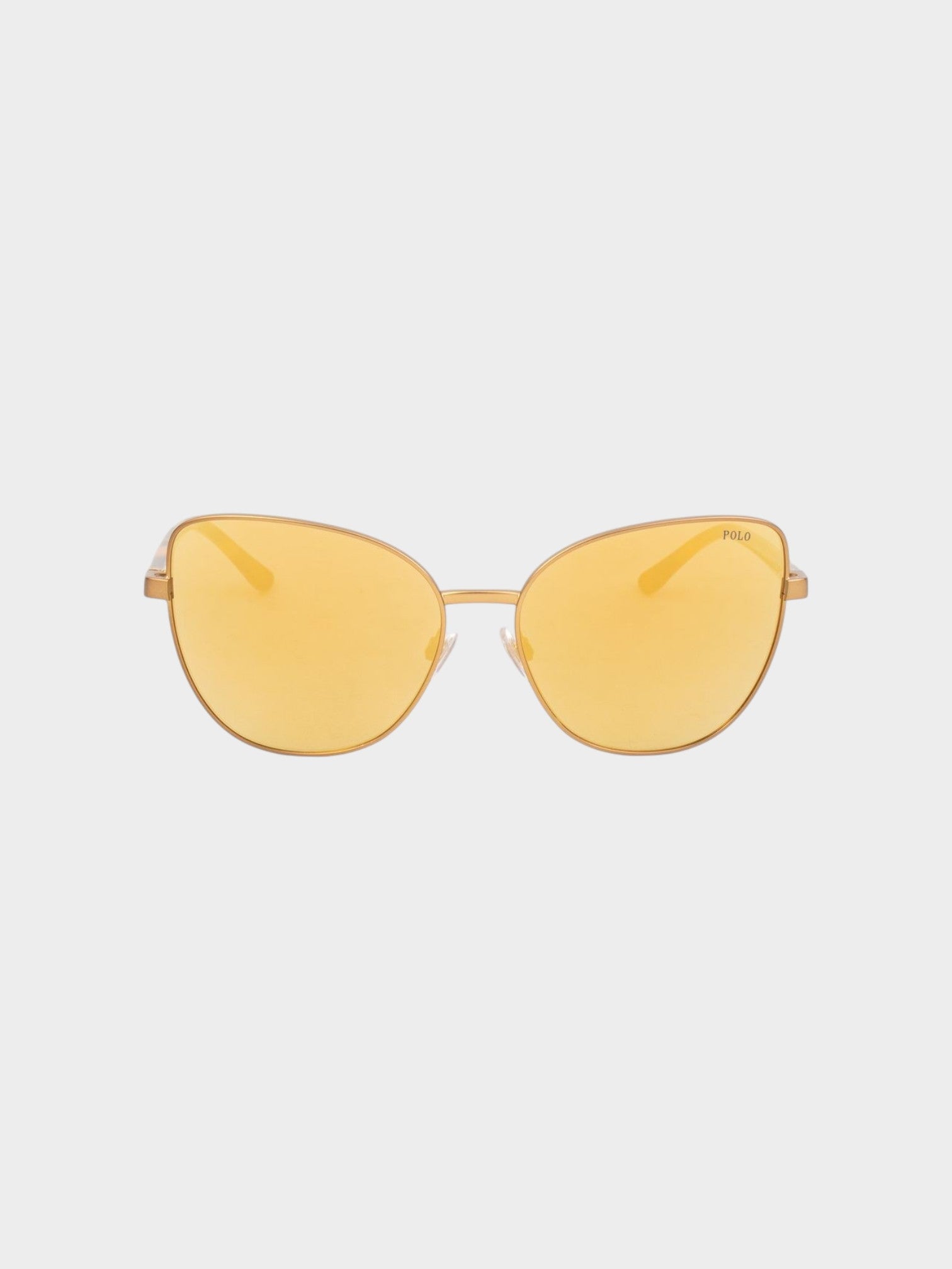 Polo Ralph Lauren Brown Metal Sunglasses-thumbmail-2