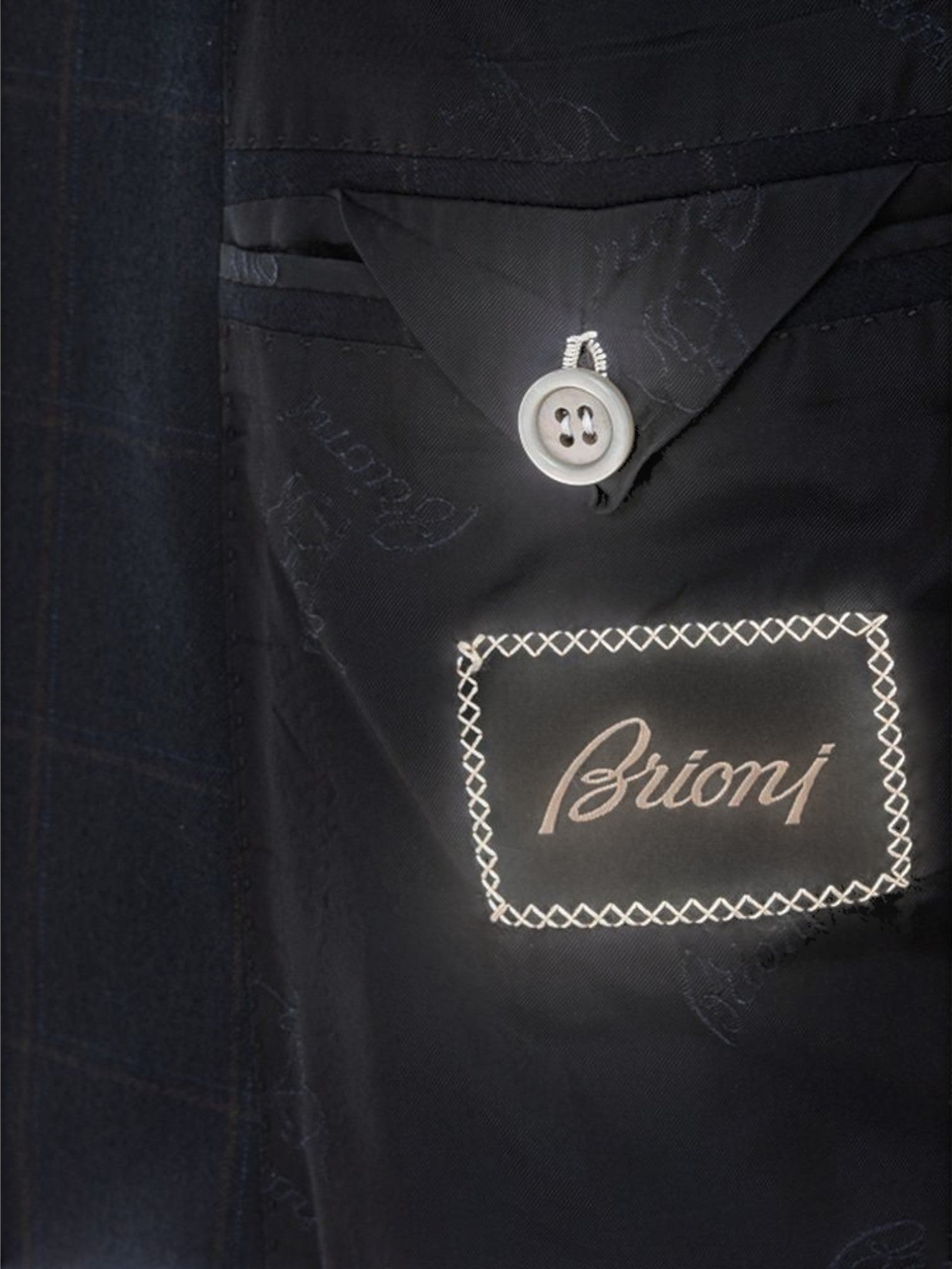 Brioni Blue Wool Blazer-thumbmail-5