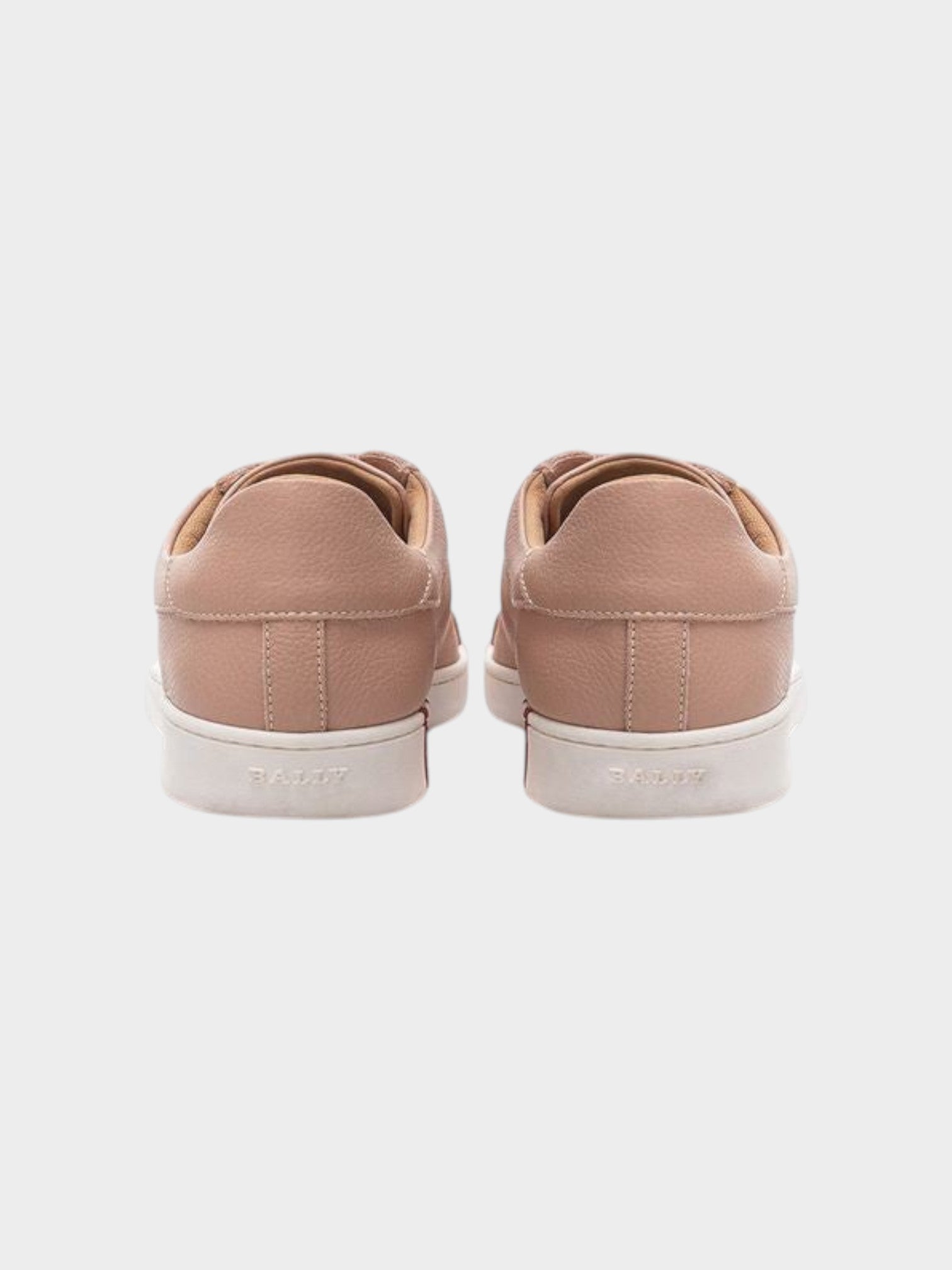 Bally Pink Leather Low Top Sneakers-thumbmail-5