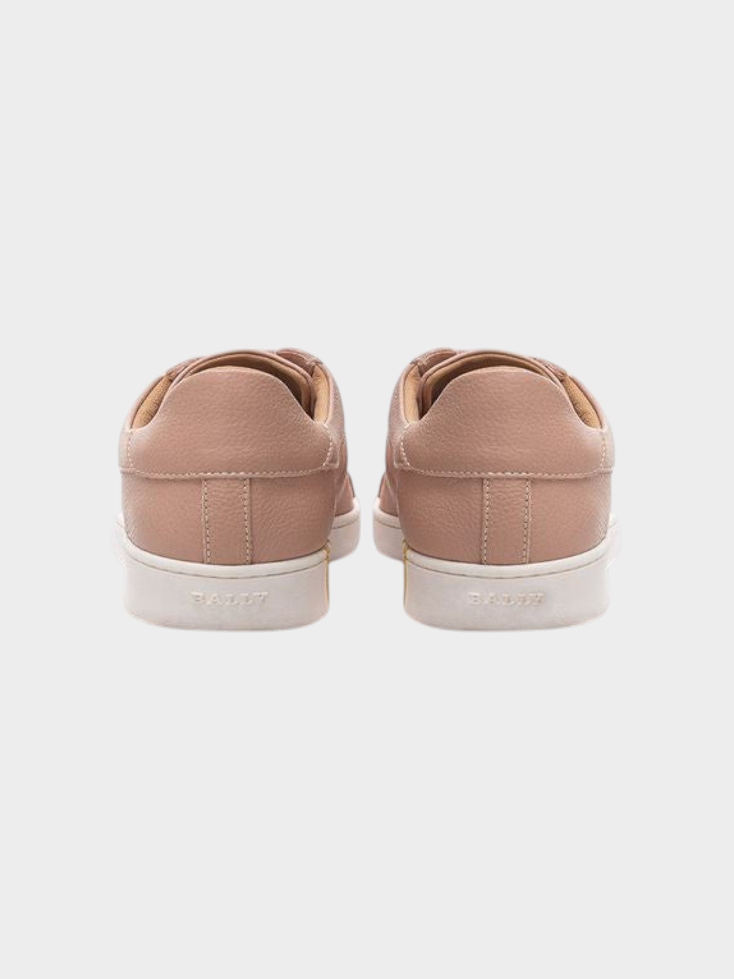 Bally Pink Fabric And Leather Low Top Sneakers-thumbmail-5