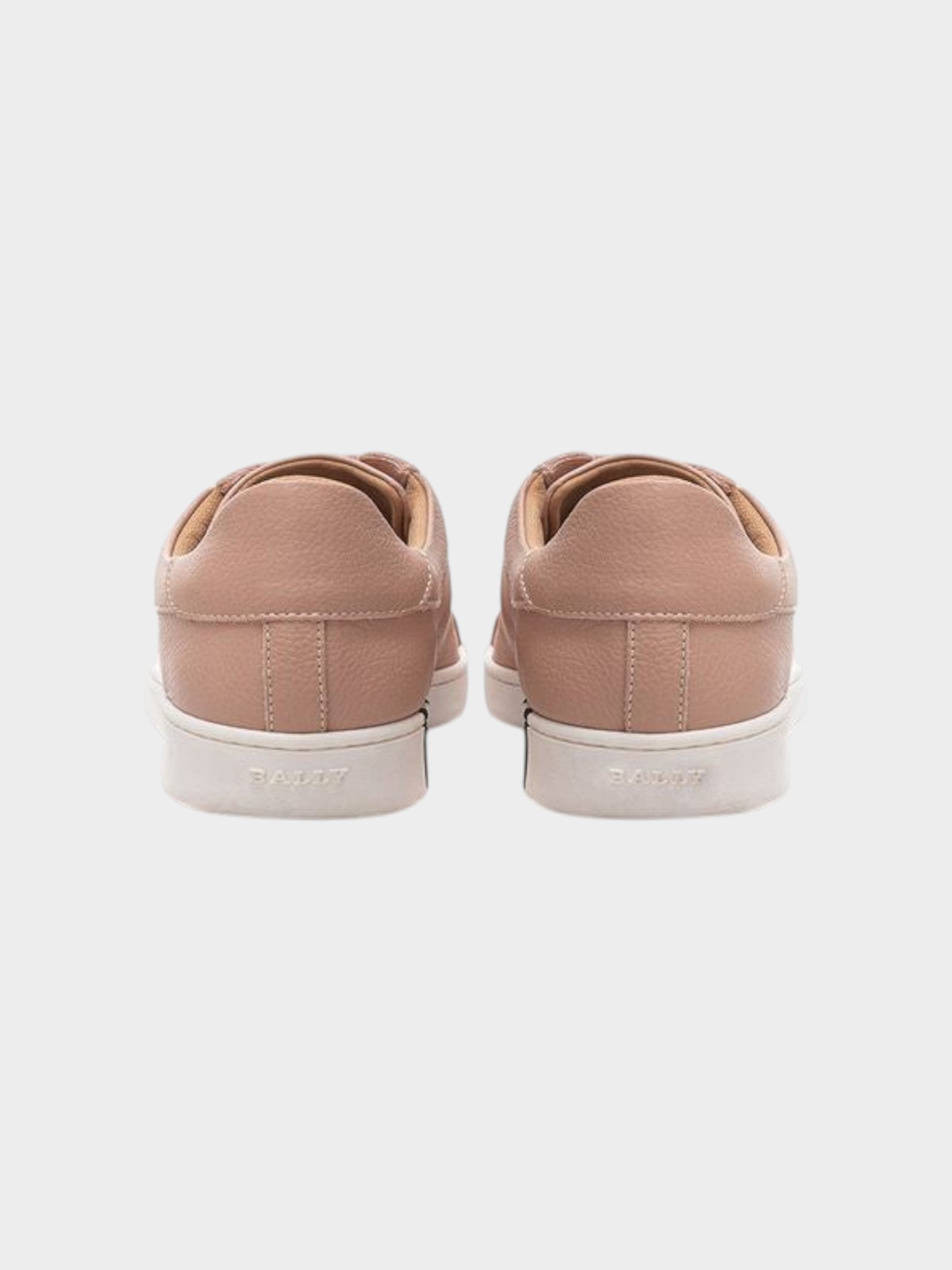 Bally Pink Leather Low Top Sneakers-thumbmail-5