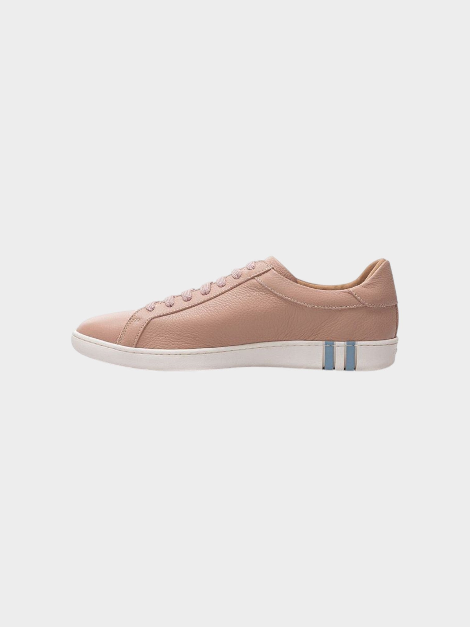 Bally Pink Leather Athletic Sneakers-thumbmail-2