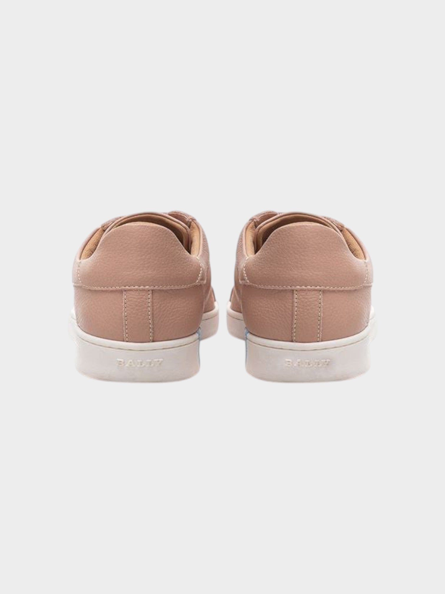 Bally Pink Leather Athletic Sneakers-thumbmail-5