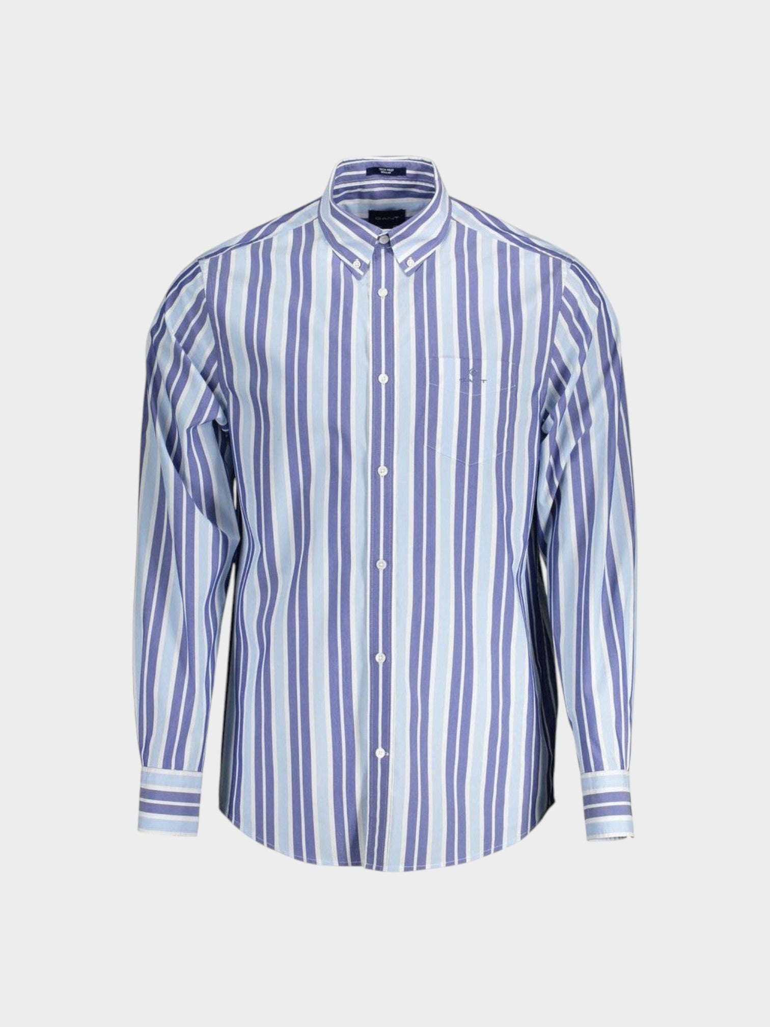 Gant Azzurro Cotton Men Shirt
