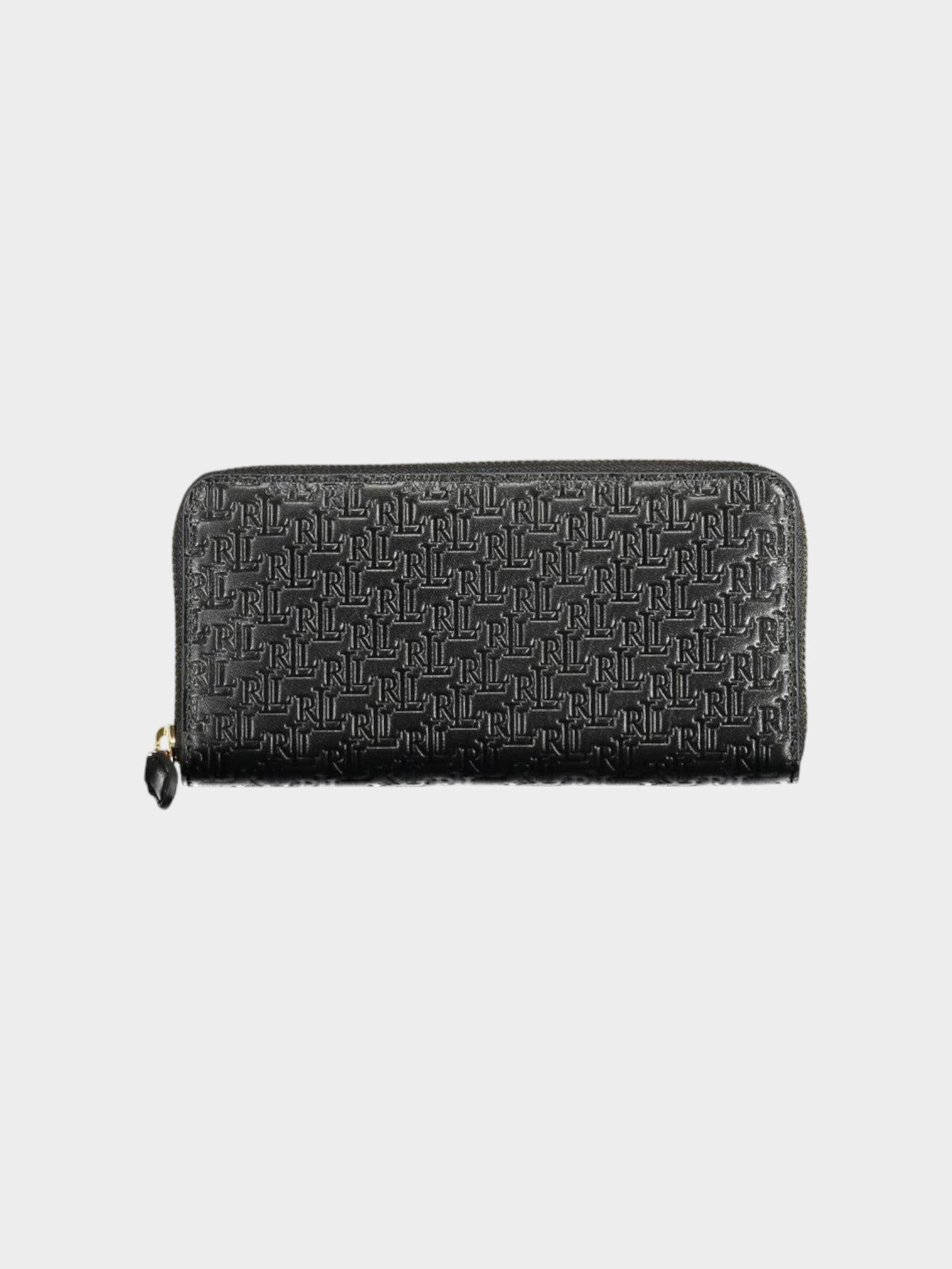 Ralph Lauren Black Leather Women Wallet