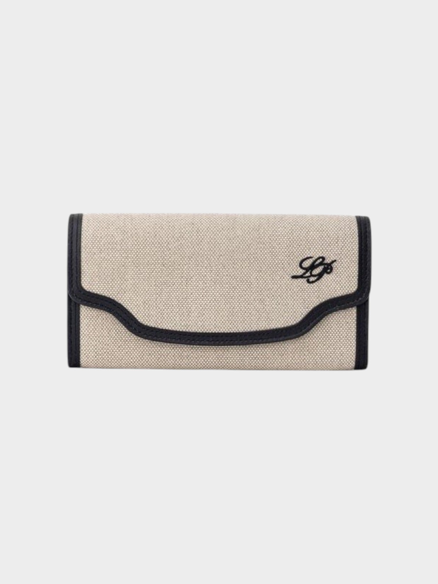 Loro Piana Beige Fabric And Leather Wallet