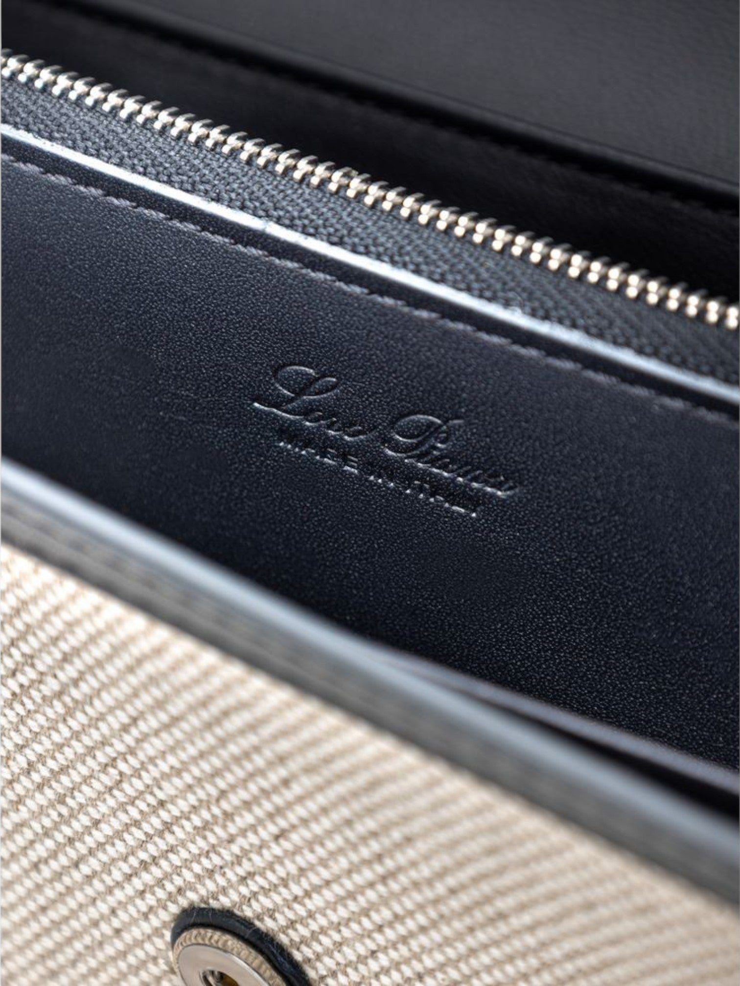 Loro Piana Beige Fabric And Leather Wallet-thumbmail-5