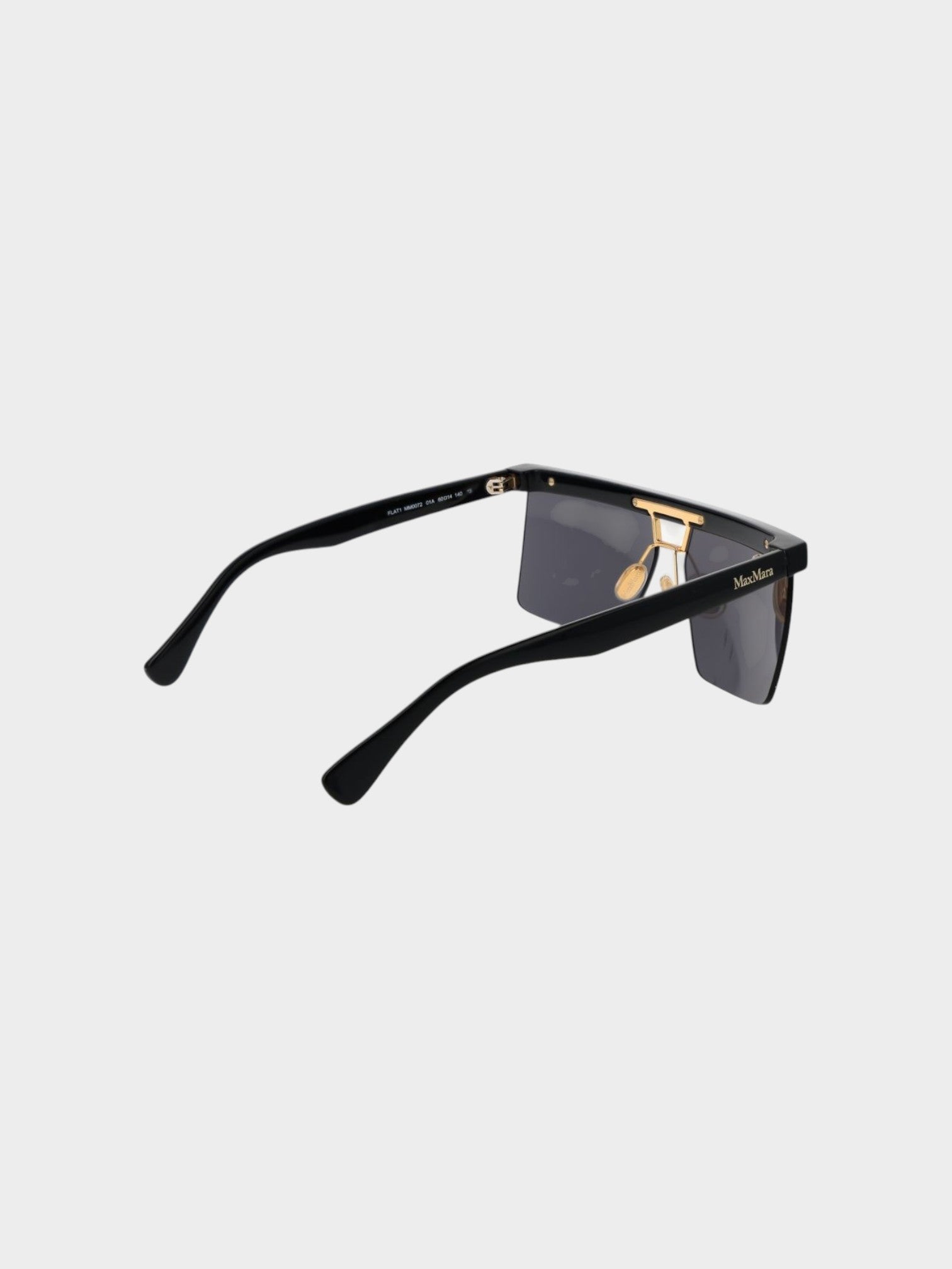 Max Mara Black Stainless Steel Sunglasses-thumbmail-3